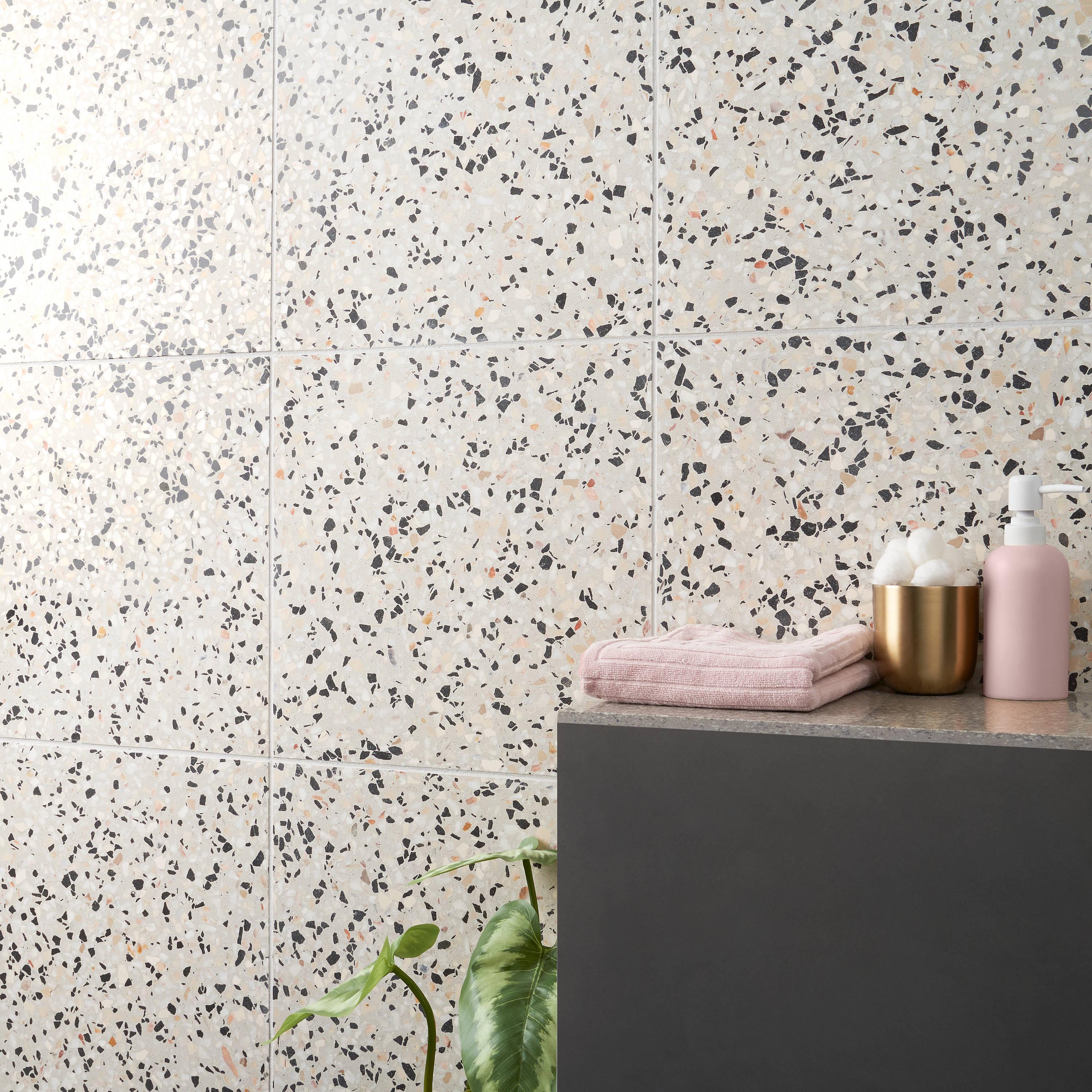 Durham 16.14 in. x 16.14 in. Polished Terrazzo Floor and Wall Tile (3.61 Sq. Ft. / Case)