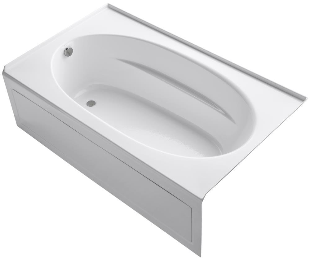 Windward 72" x 42" Alcove Soaking Acrylic Bathtub