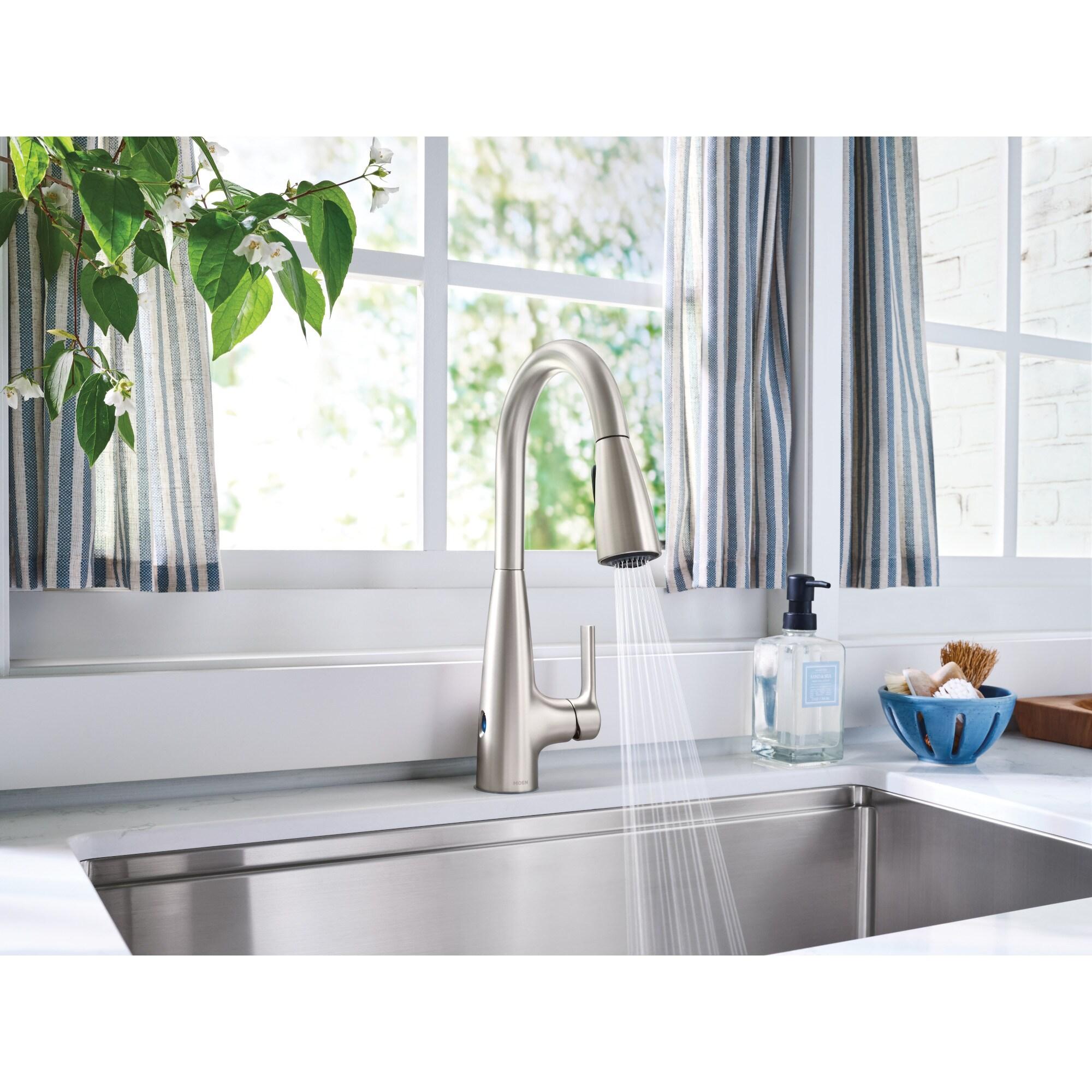Haelyn Touchless Single-Handle Pull-Down Sprayer Kitchen Faucet with MotionSense Wave in Spot Resist Stainless