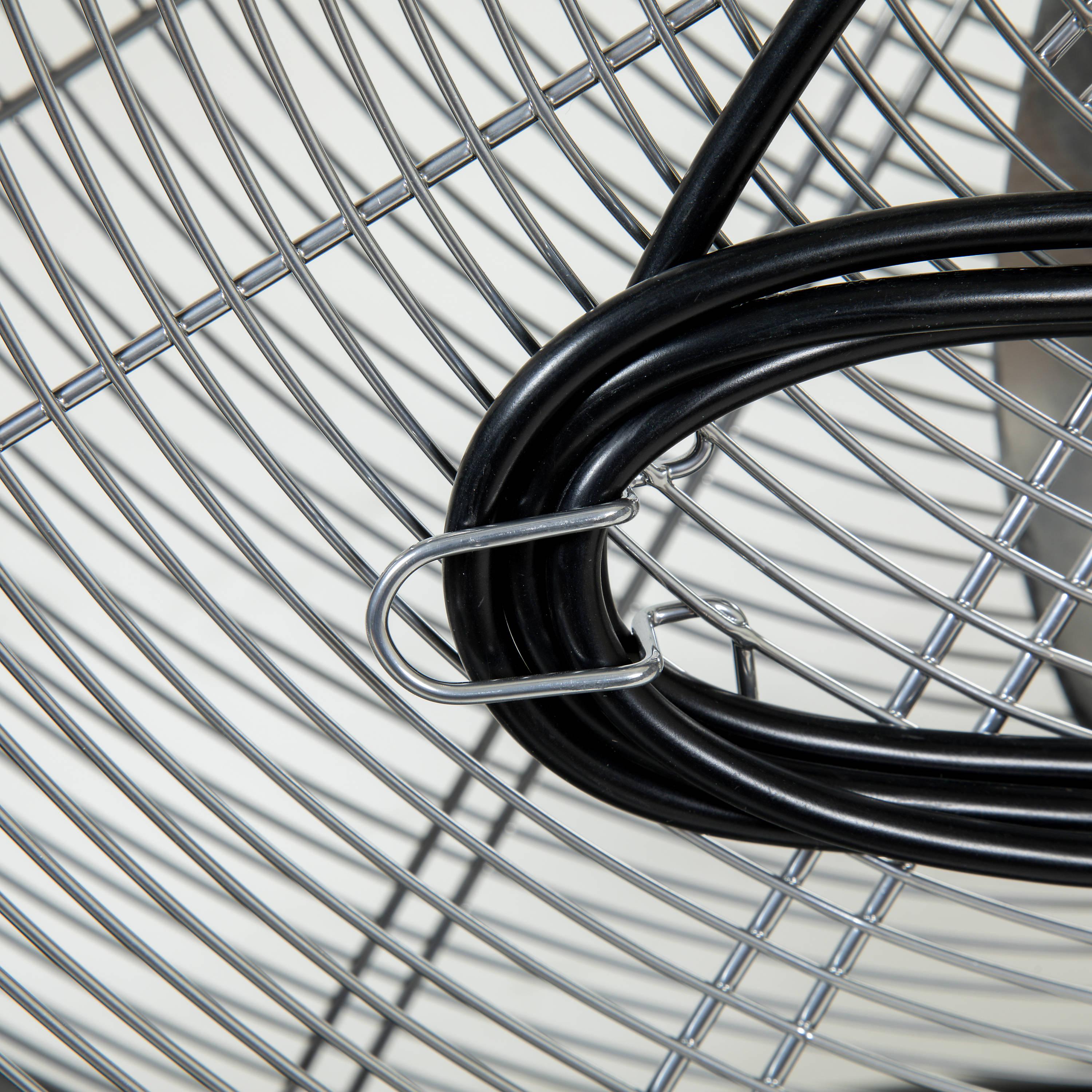 iLIVING 30 Inches High Velocity Drum Fan Industrial, Commercial, (Residential) Air Circulator for Garage, Shop, Patio, Barn, Greenhouse, Speed Control 8300CFM, UL Listed