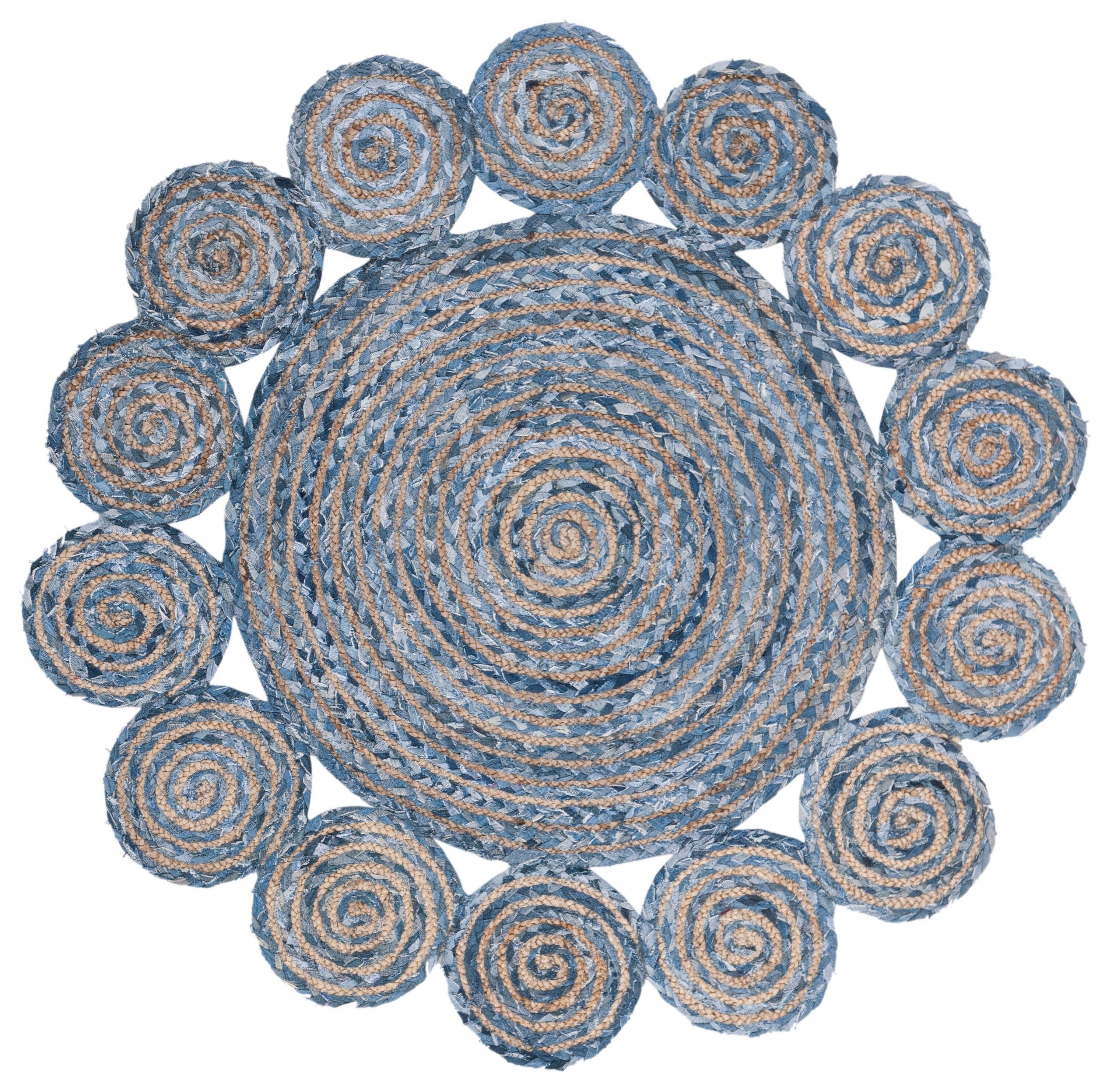 Zeitler Hand Woven Jute, Cotton Rug