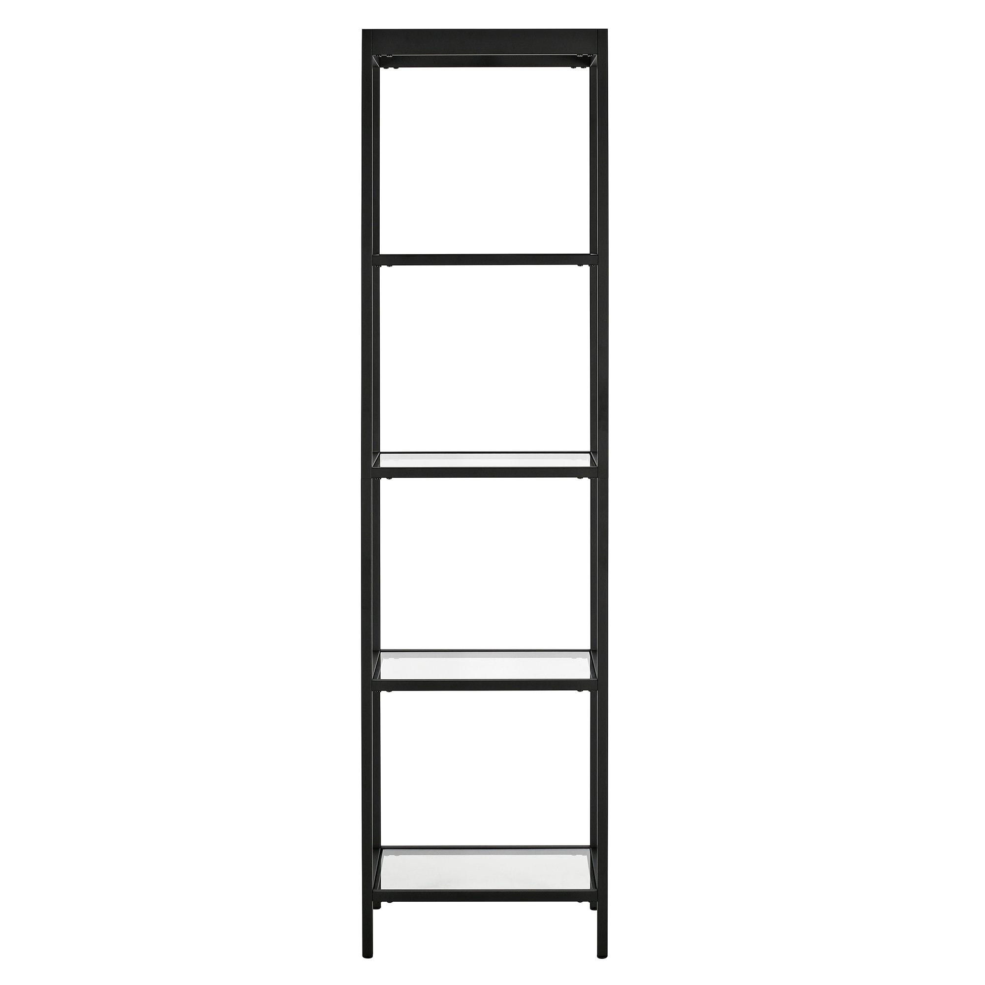Blackened Bronze 70" Quintuple-Tier Rectangular Étagère