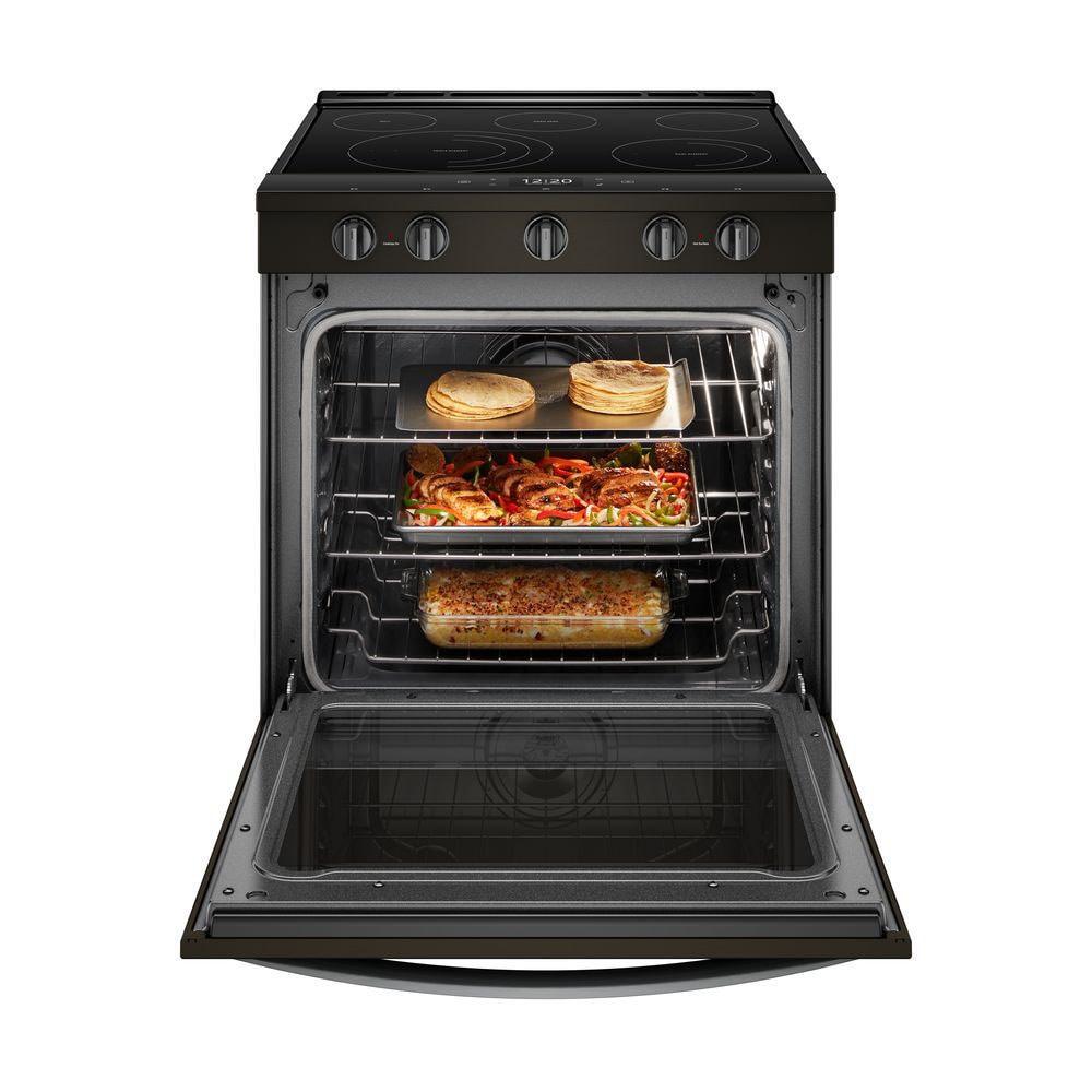 WHIRLPOOL WEE750H0HV slide in electric range