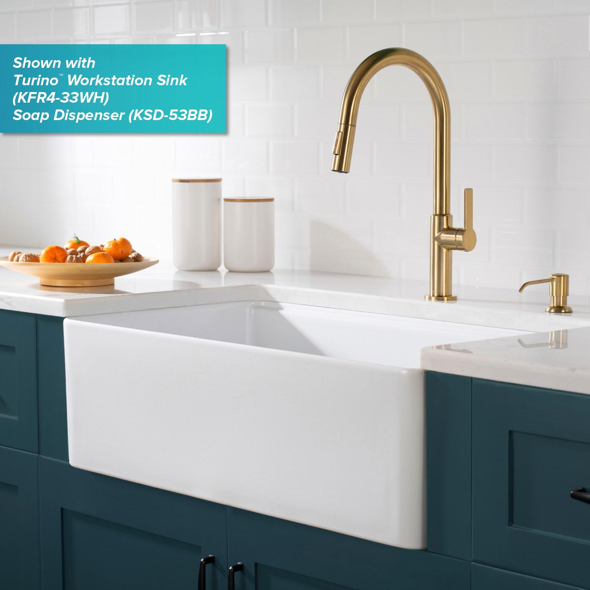 KRAUS Oletto Single Handle Pull Down Kitchen Faucet