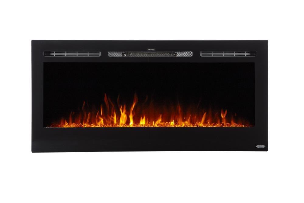 The Sideline Electric Fireplace for Recessed or Wall Mount Installation