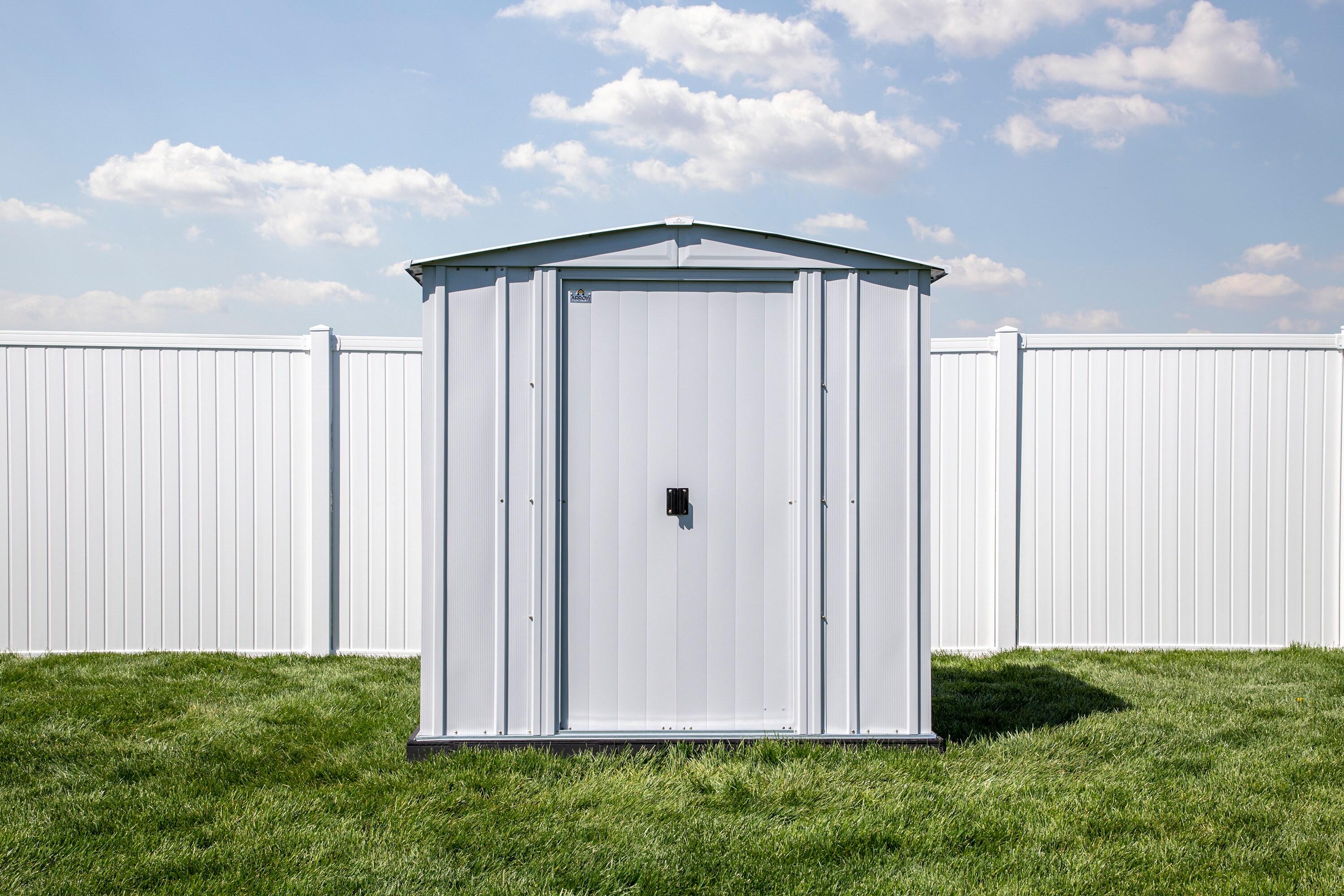 Arrow 6 ft. W x 7 ft. D Steel Vertical Storage Shed
