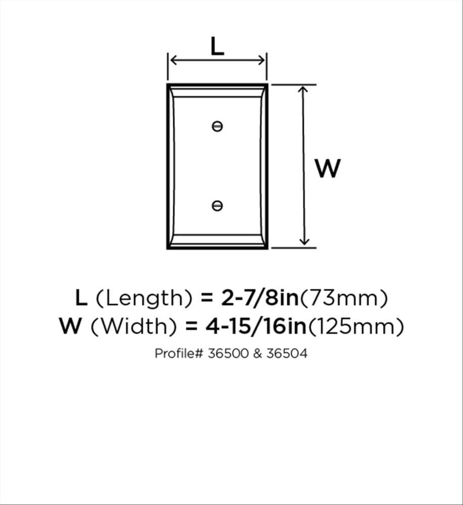 Candler 1-Gang Rocker Wall Plate