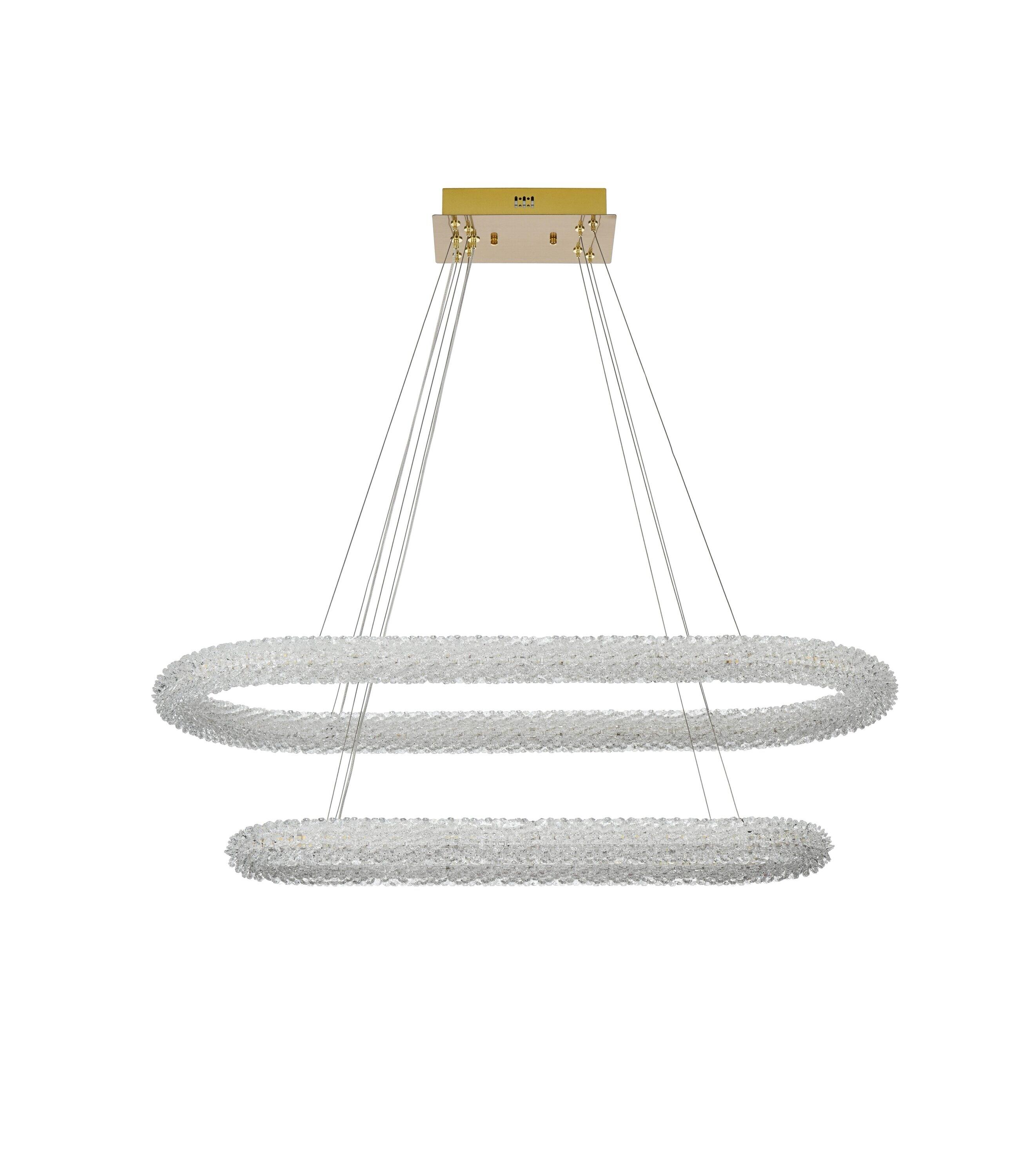 Elegant Lighting Serena 16 - Light Chandelier in  Chrome