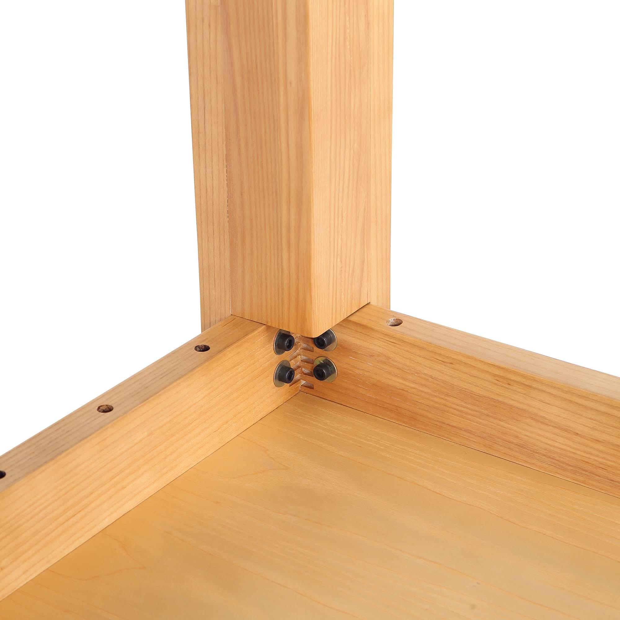 Manhattan Comfort 9pc 70.86" Rockaway and Colbert Rectangle Dining Set: Industrial Chic, Ash Wood, Foam Padded Seats