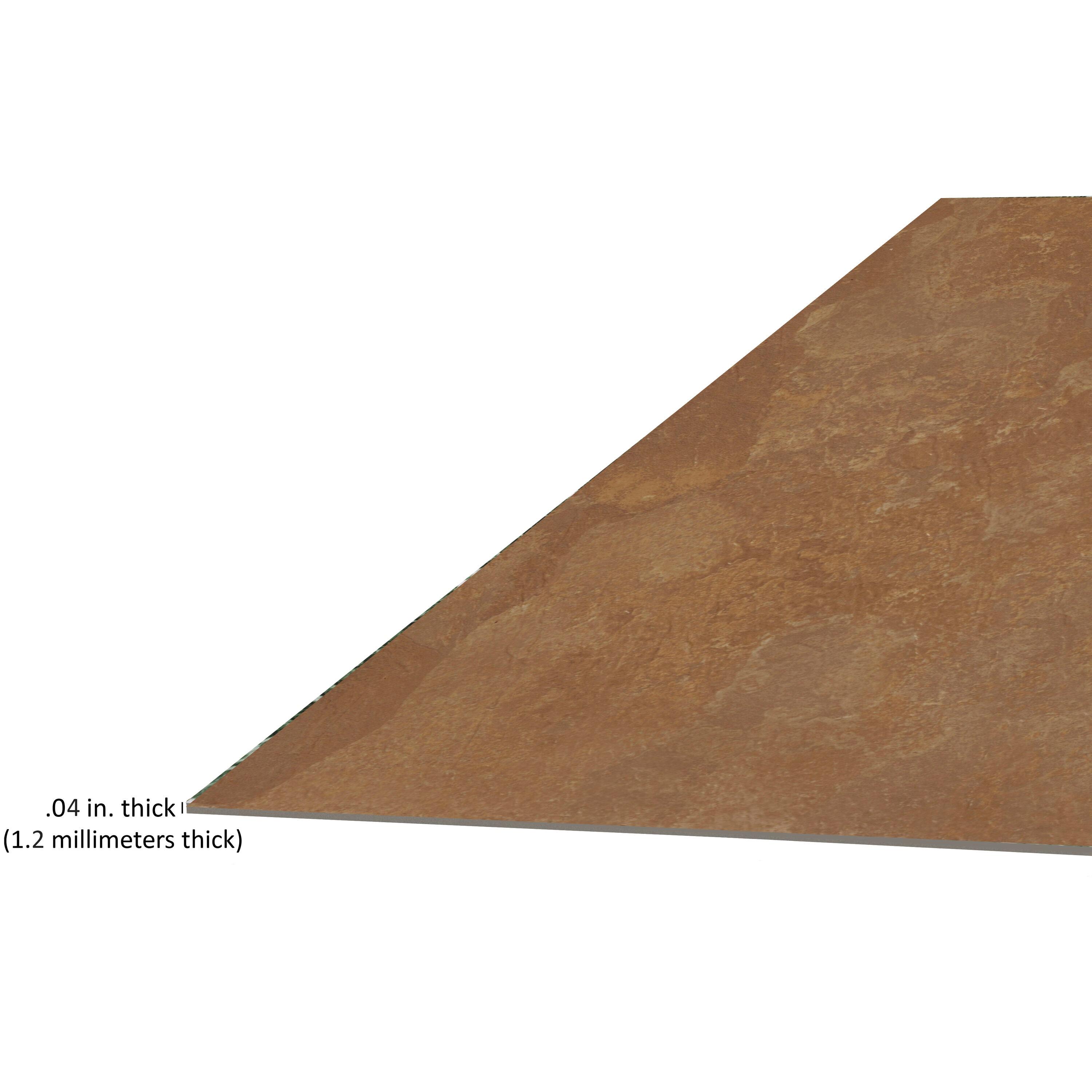 Achim Nexus 12"x12" 1.2mm Peel & Stick Vinyl Floor Tiles 20 Tiles/20 Sq. ft. Light Slate Marble