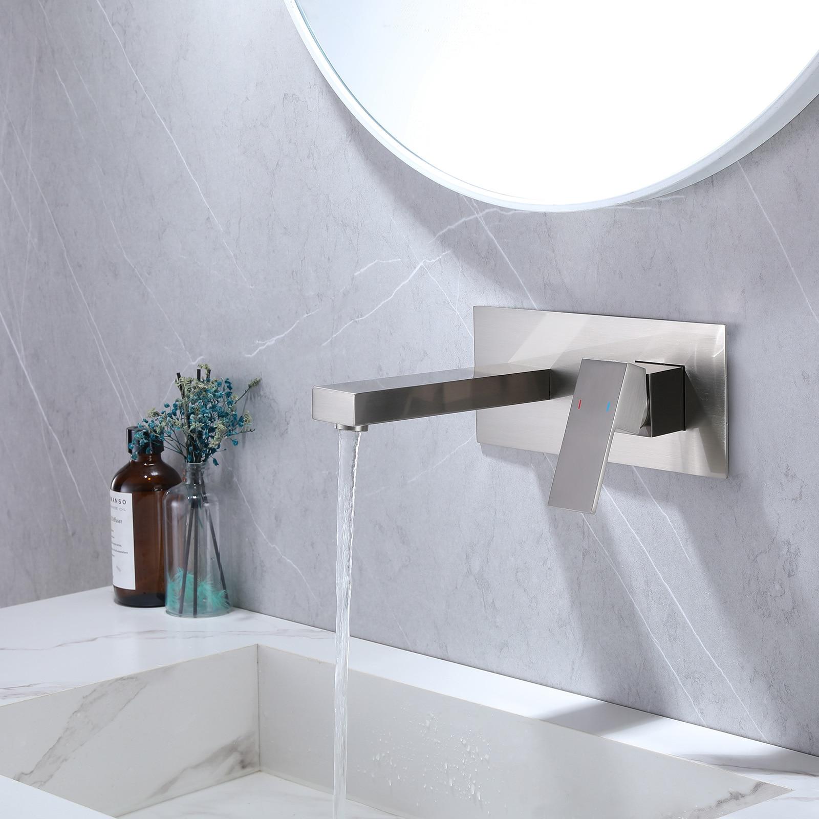 Wall Mounted Optional Single-handle Bathroom Faucet