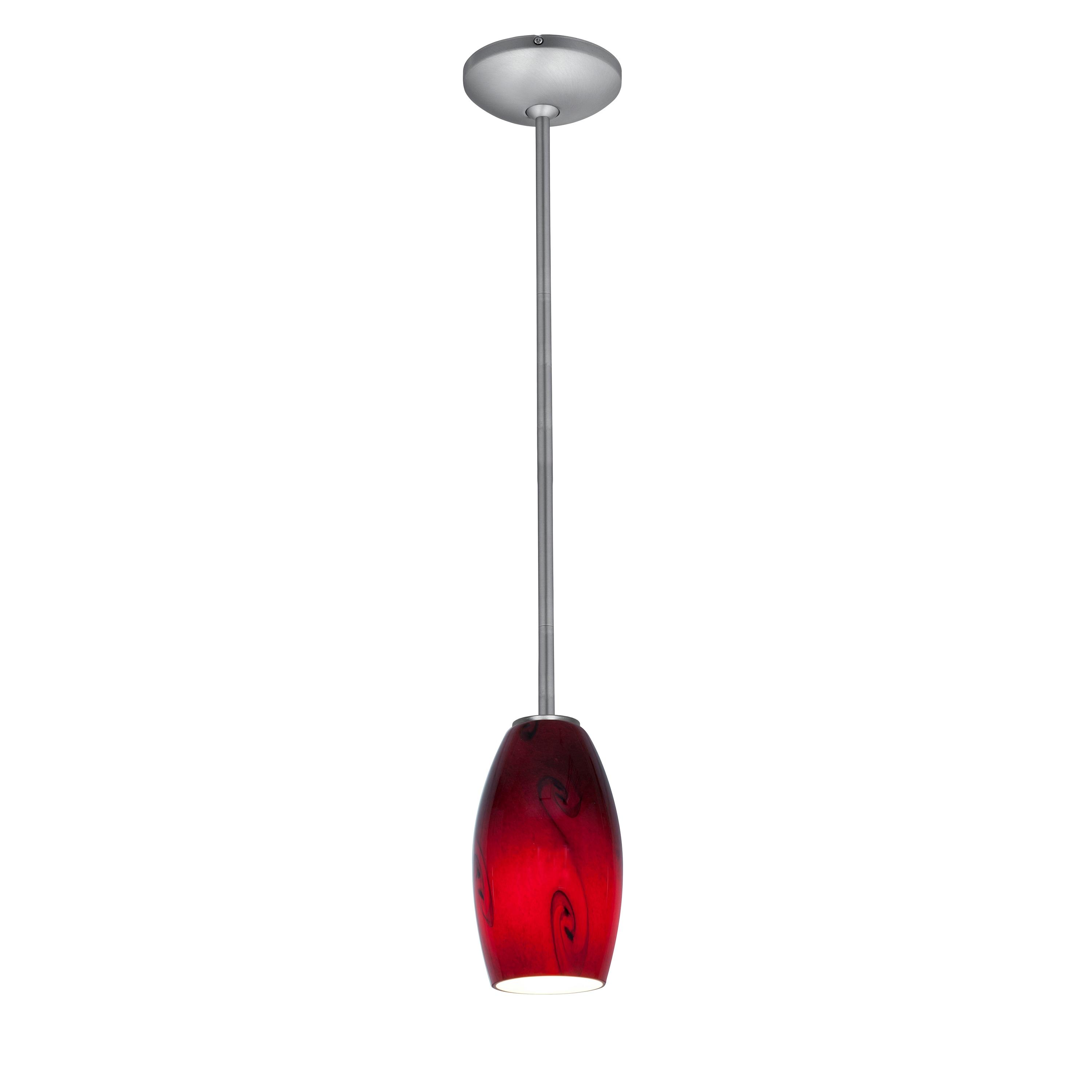 Access Lighting Merlot 1 - Light Pendant in  Brushed Steel