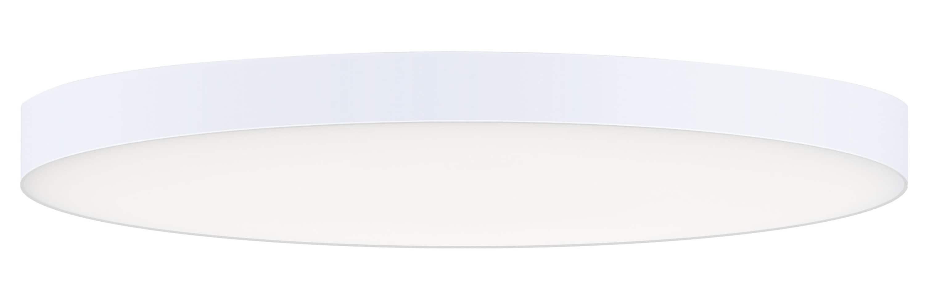 Maxim 57664Wt Trim 11" Wide Integrated Led Flush Mount Ceiling Fixture - White