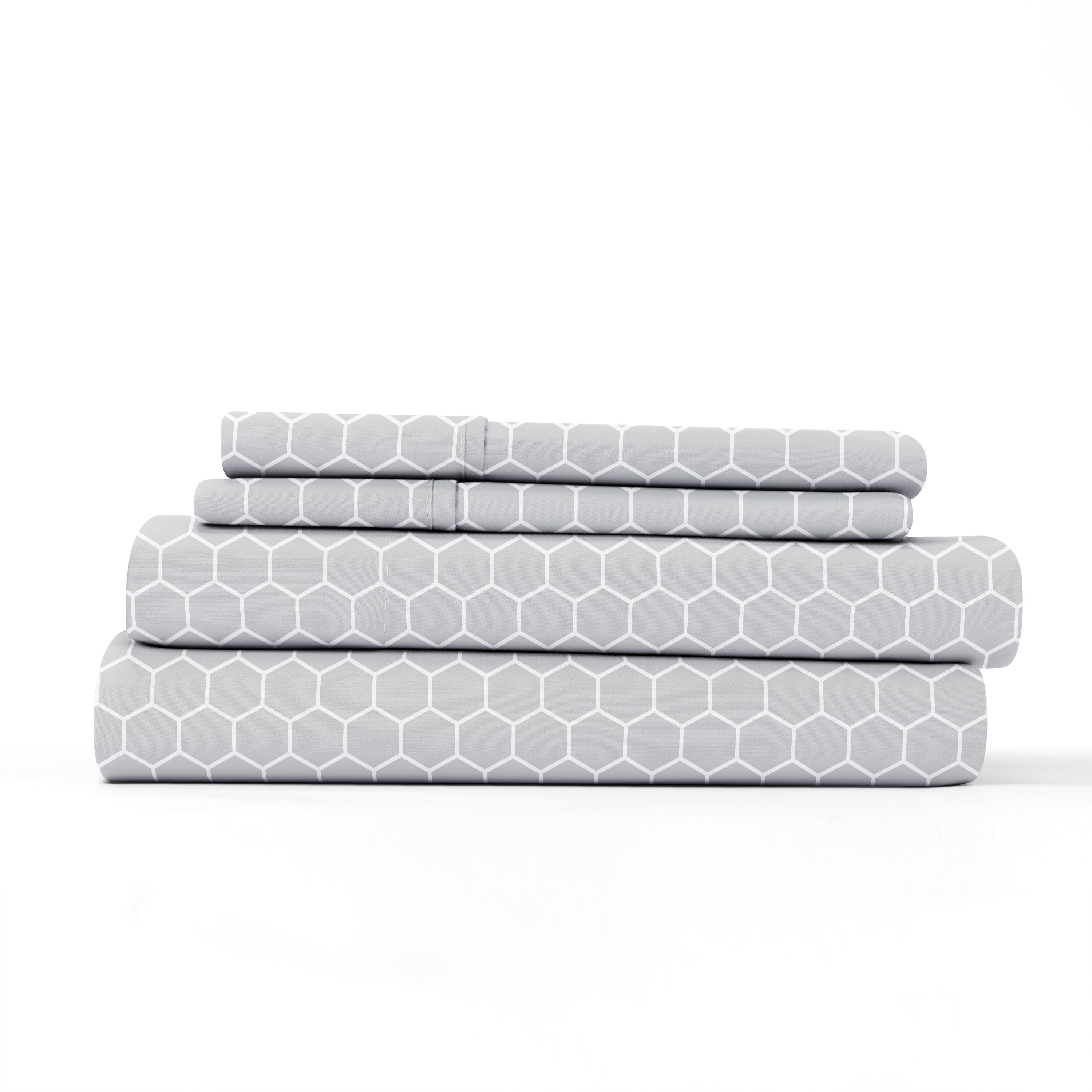 Simply Soft™ Honeycomb Pattern Microfiber Sheet Set