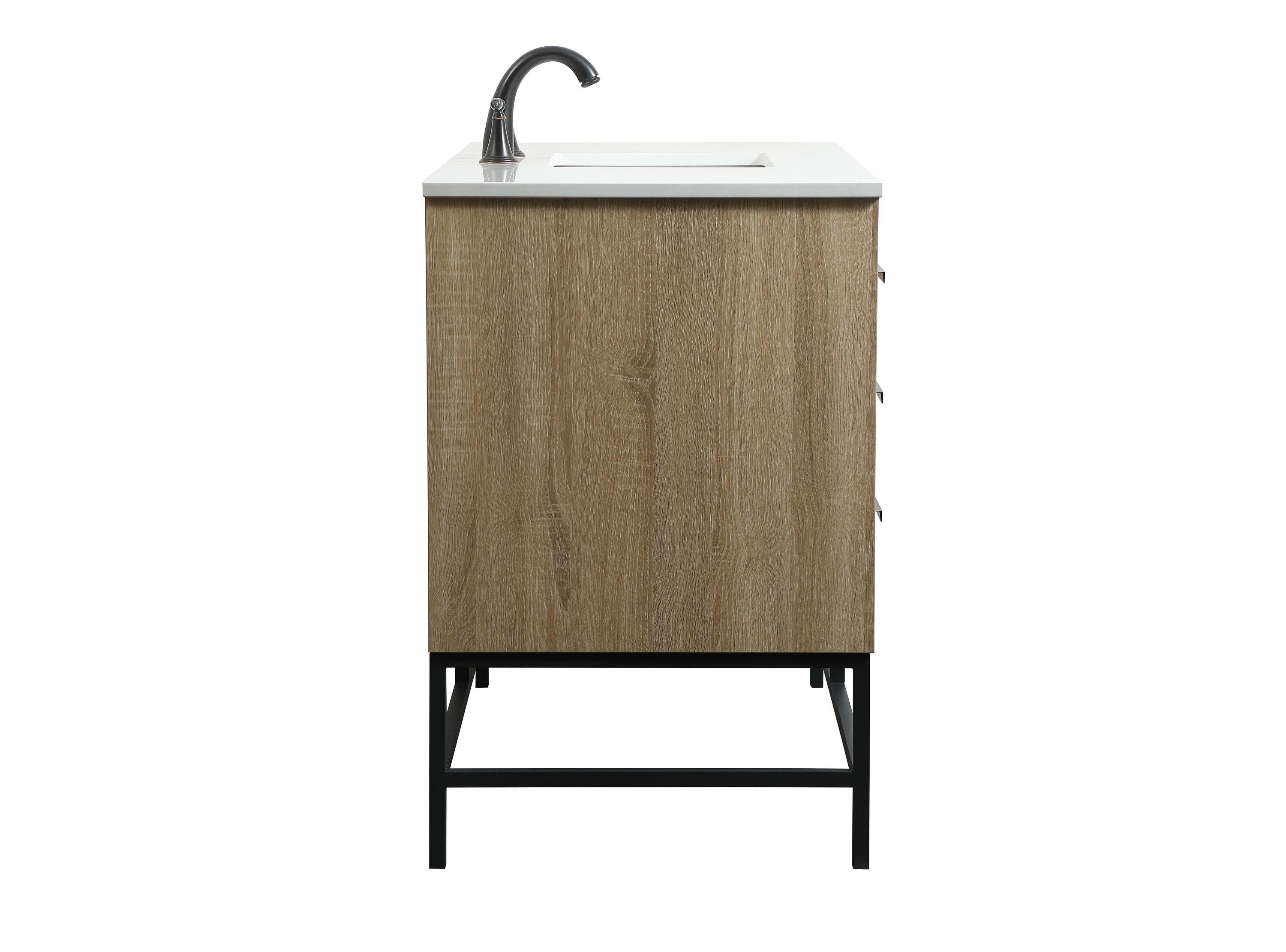 Corley 48'' Single Bathroom Vanity with Engineered Marble Top