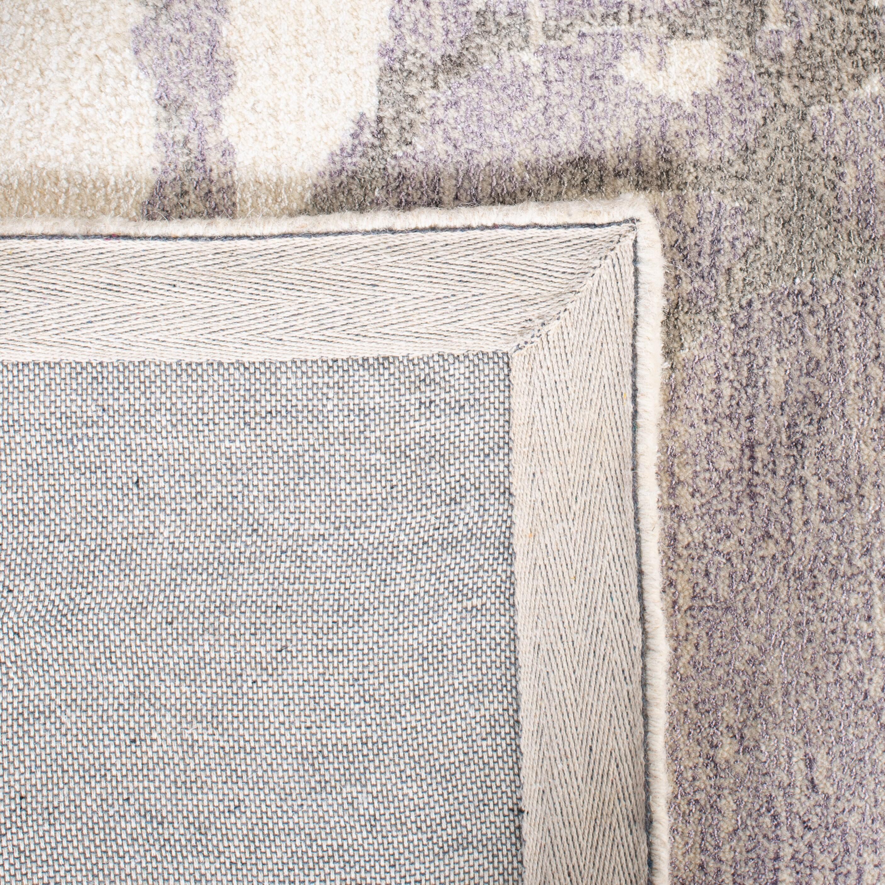 Restoration Vintage RVT112 Hand Tufted Runner Rug - Purple/Ivory - 2'3"x8' - Safavieh.