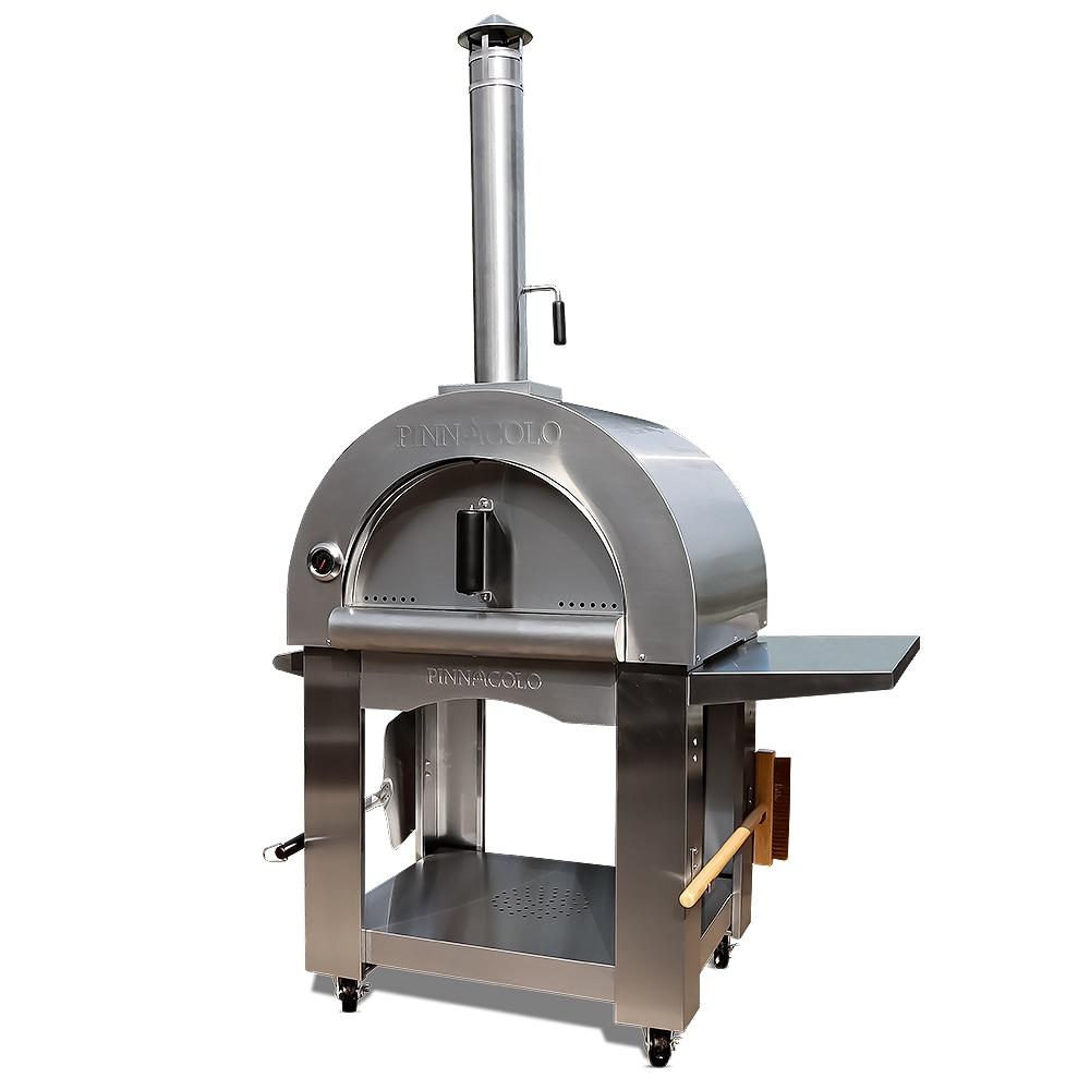 PREMIO Stainless Steel Wood-Fired Outdoor Pizza Oven with Accessories