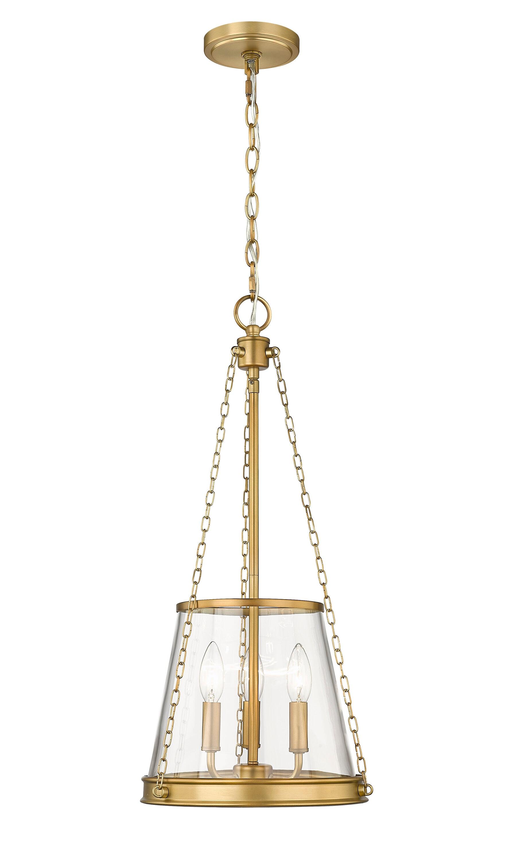 Z-Lite Prescott 3 - Light Pendant in  Rubbed Brass