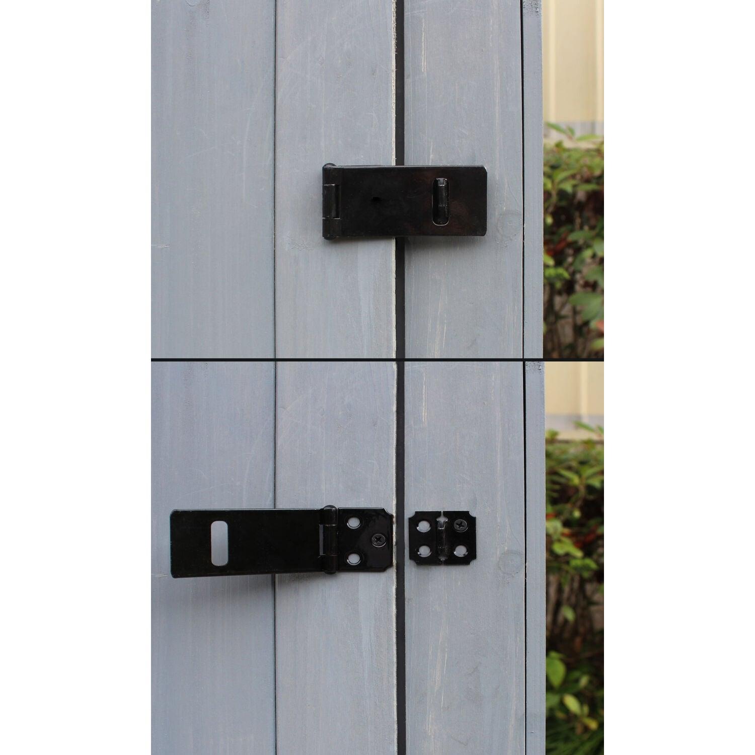 Hanover 2 ft. 5 in. W x 2 ft D Solid Wood Storage Shed