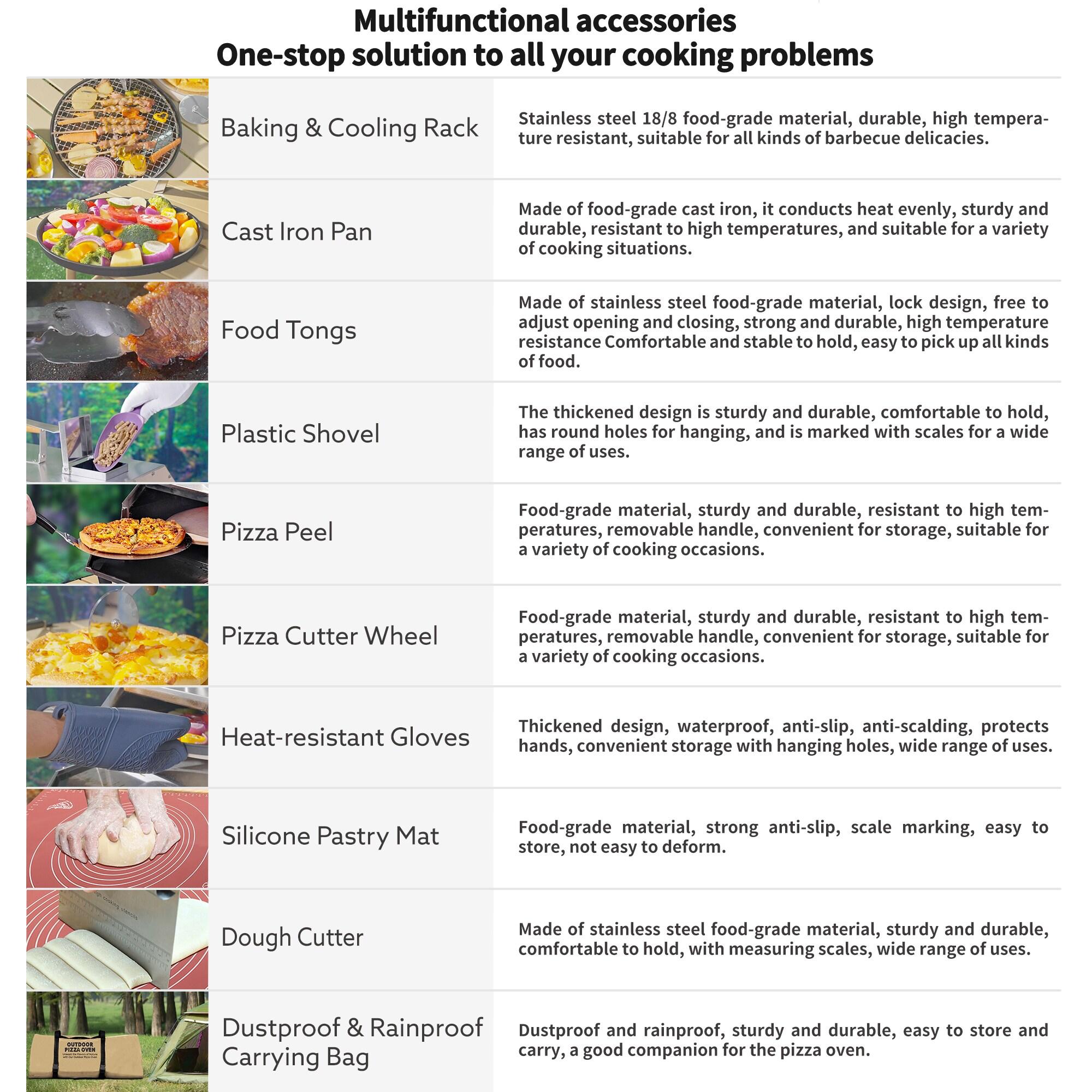 Fashionwu Fashionwu Countertop Wood Burning Pizza Oven