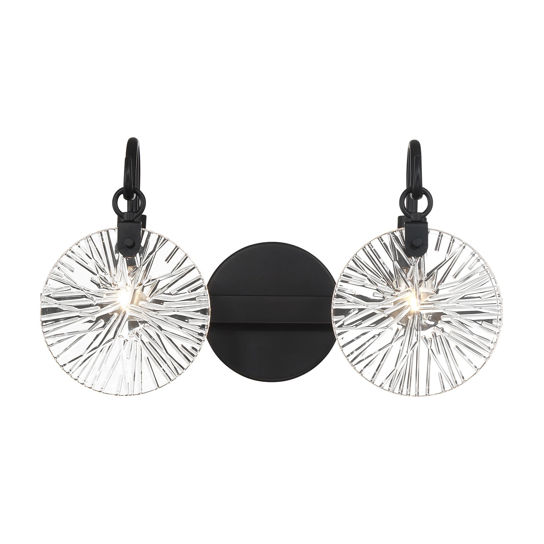 Savoy House Addison 2 - Light Vanity in  Matte Black