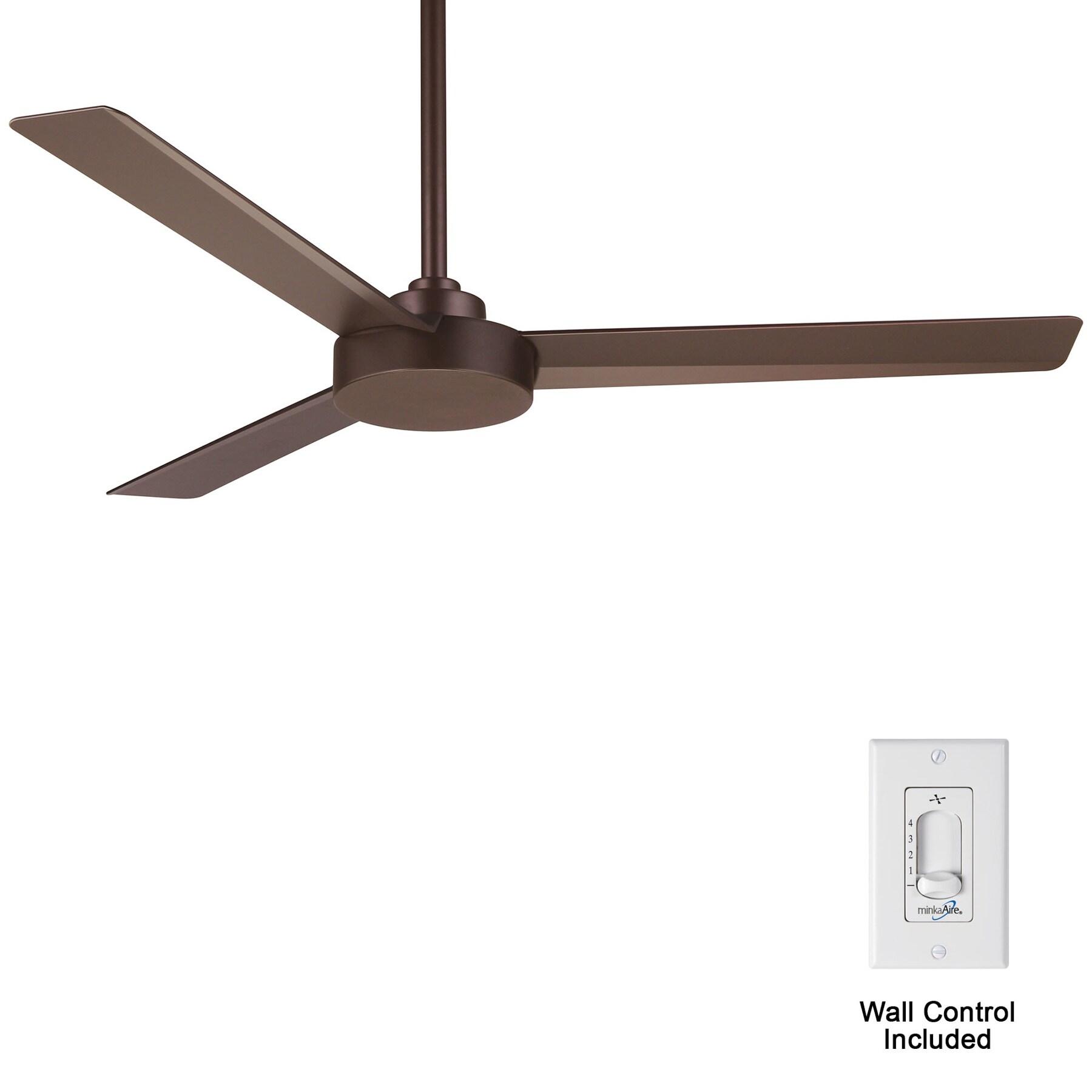 52" Roto 3 - Blade Propeller Ceiling Fan with Wall Control