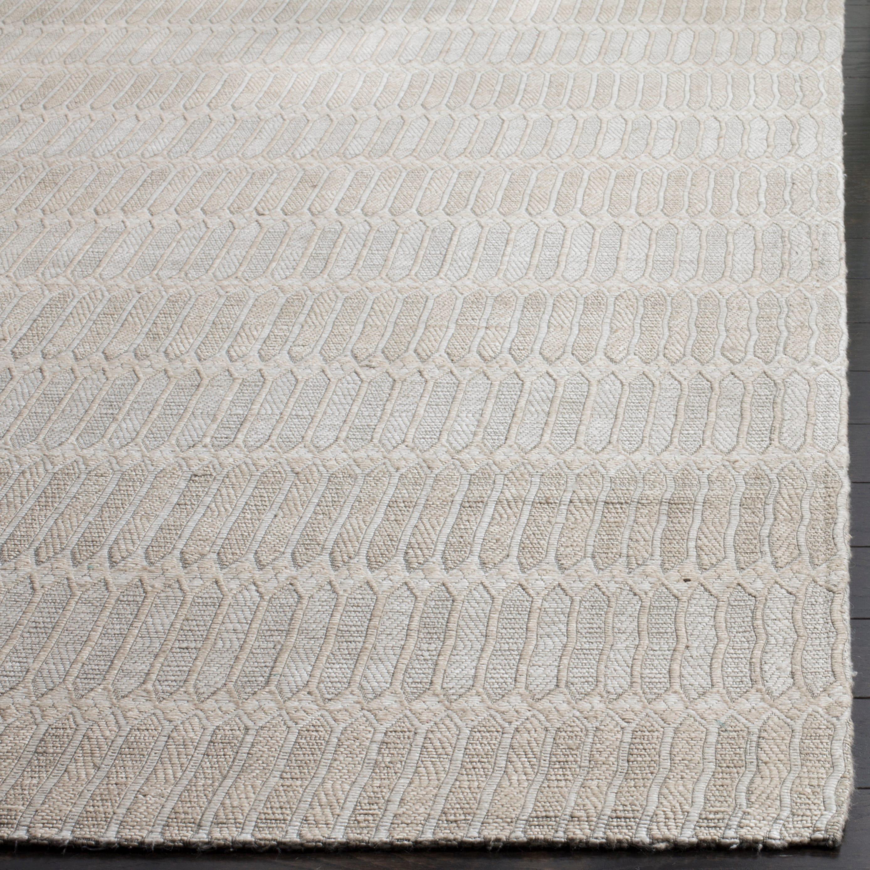 Amritpal Hand Loomed Bamboo And Viscose Striped Rug