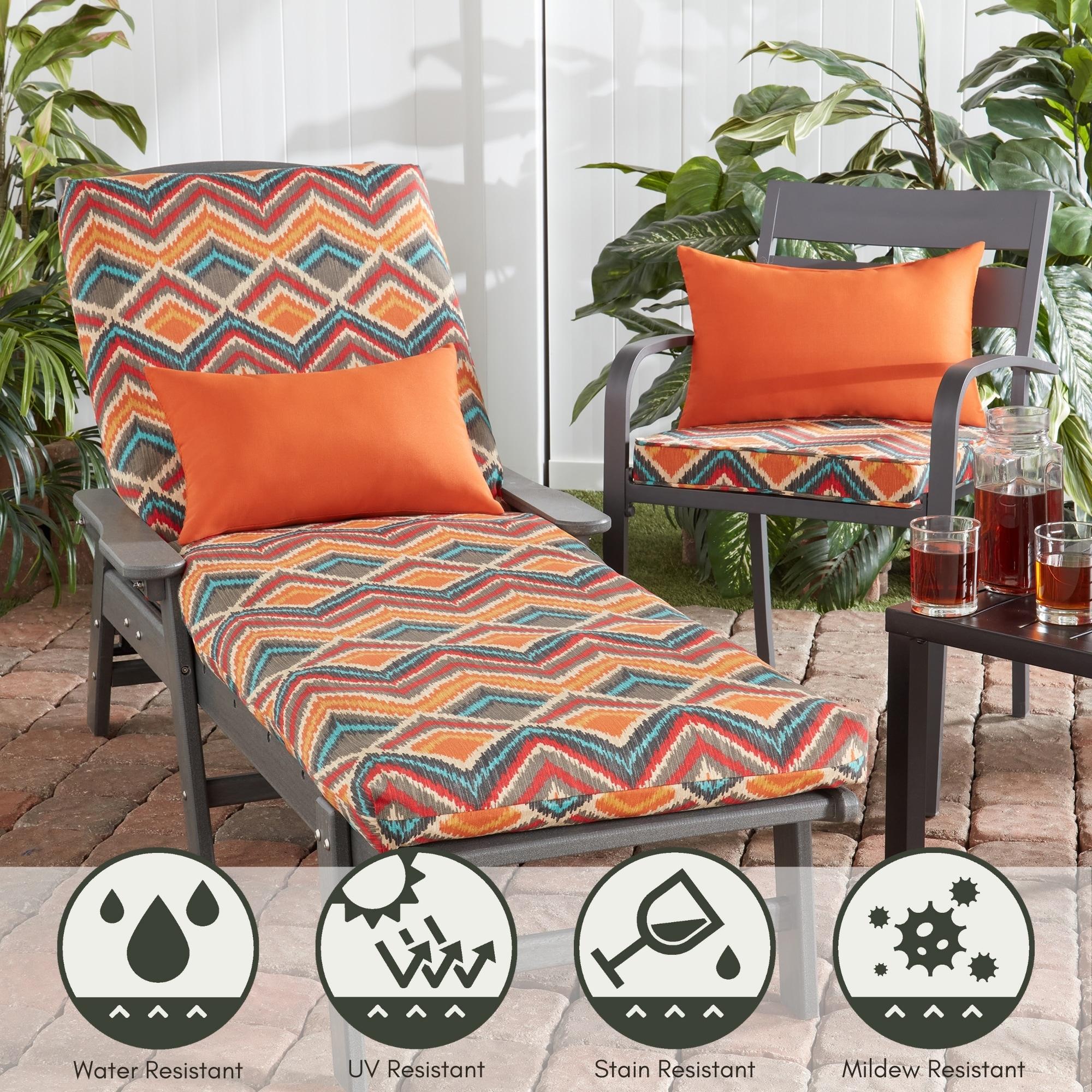 Indoor/Outdoor Reversible Throw Pillow