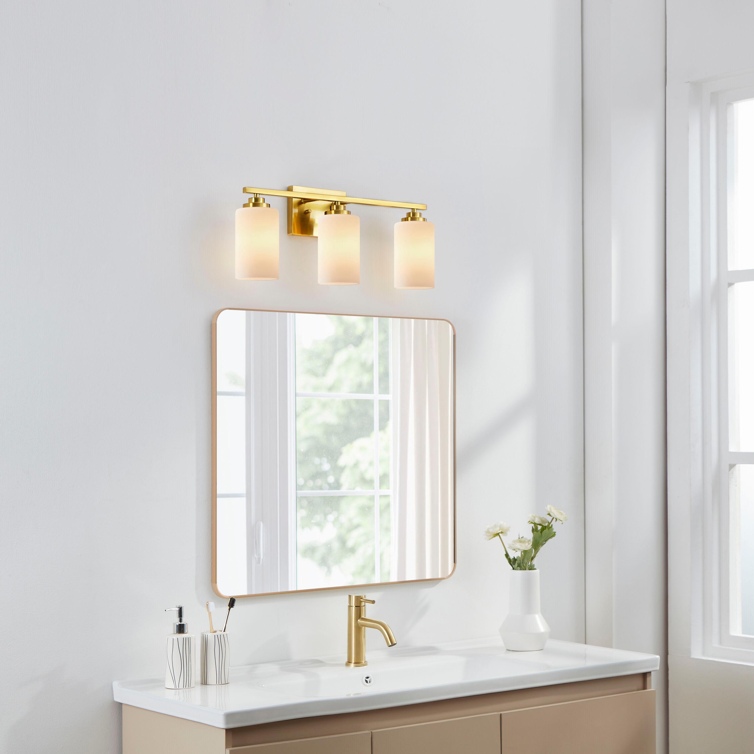 Kawoti Vanity Light With Frosted White Glass