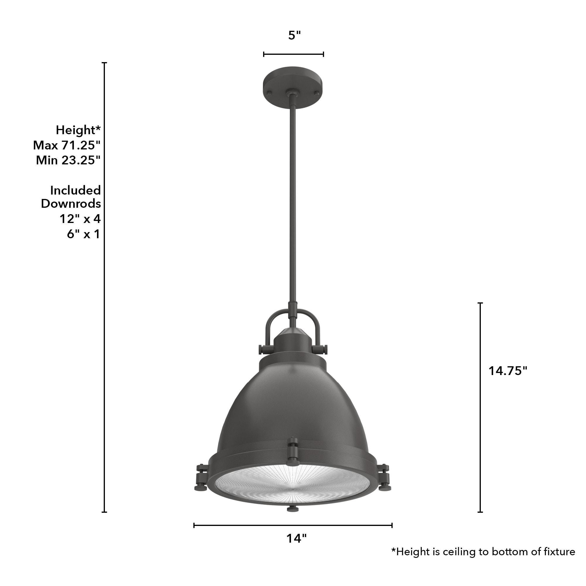 Bridgemoor 2 - Light Single Dome Pendant