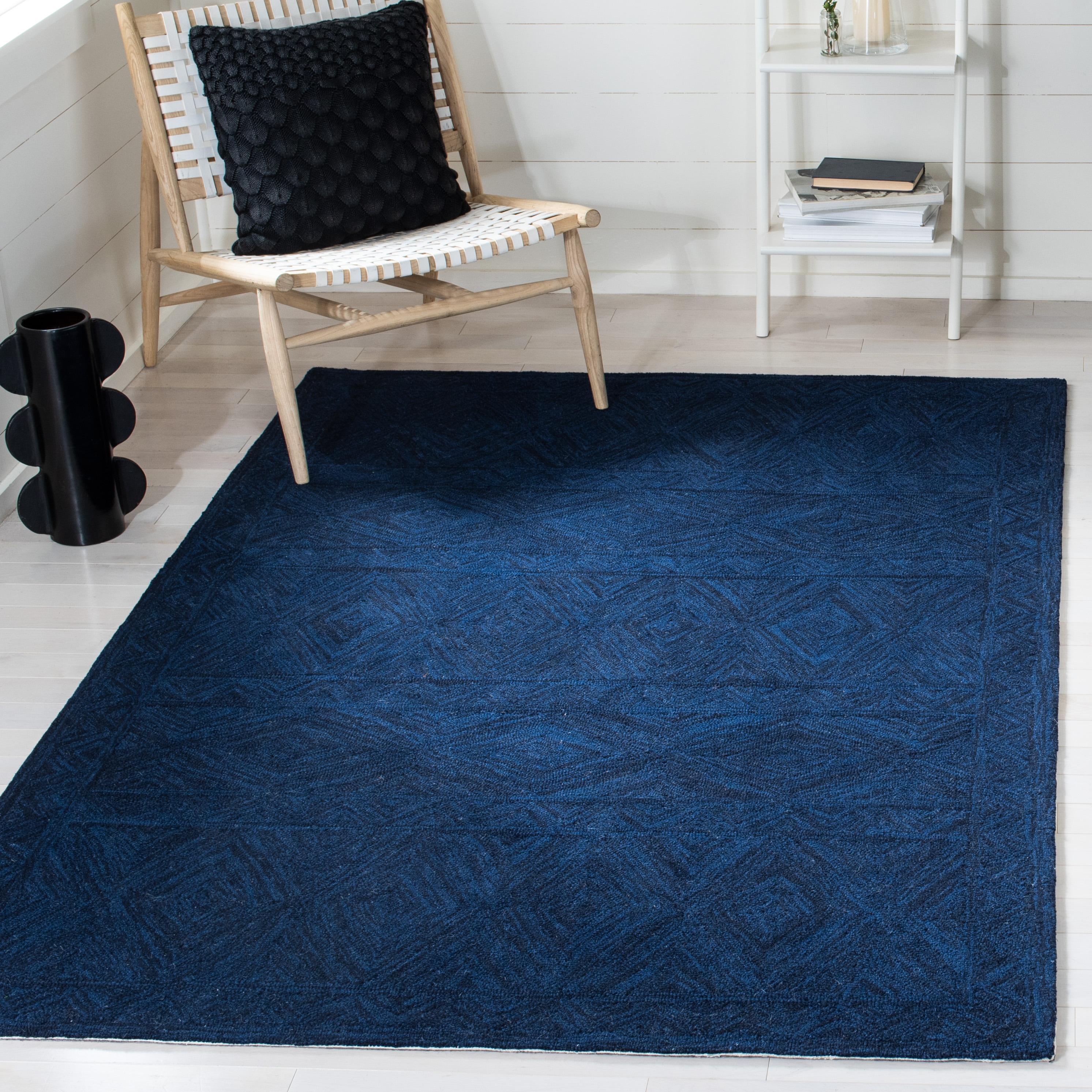 Metro MET125 Hand Tufted Area Rug - Blue - 3'x5' - Safavieh.