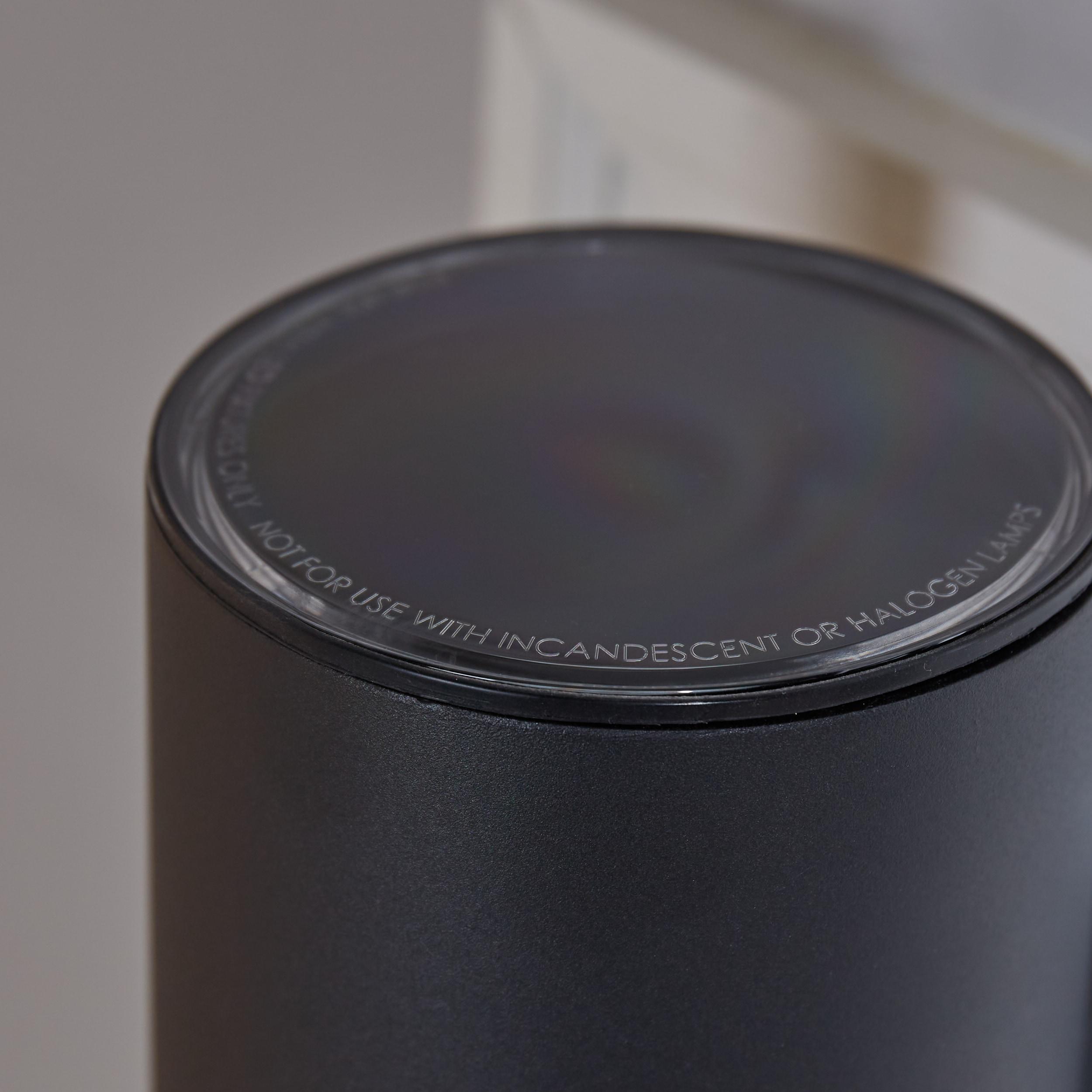 Kichler 12" 1 Light Integrated LED Textured Black Cylinder Outdoor Wall Sconce