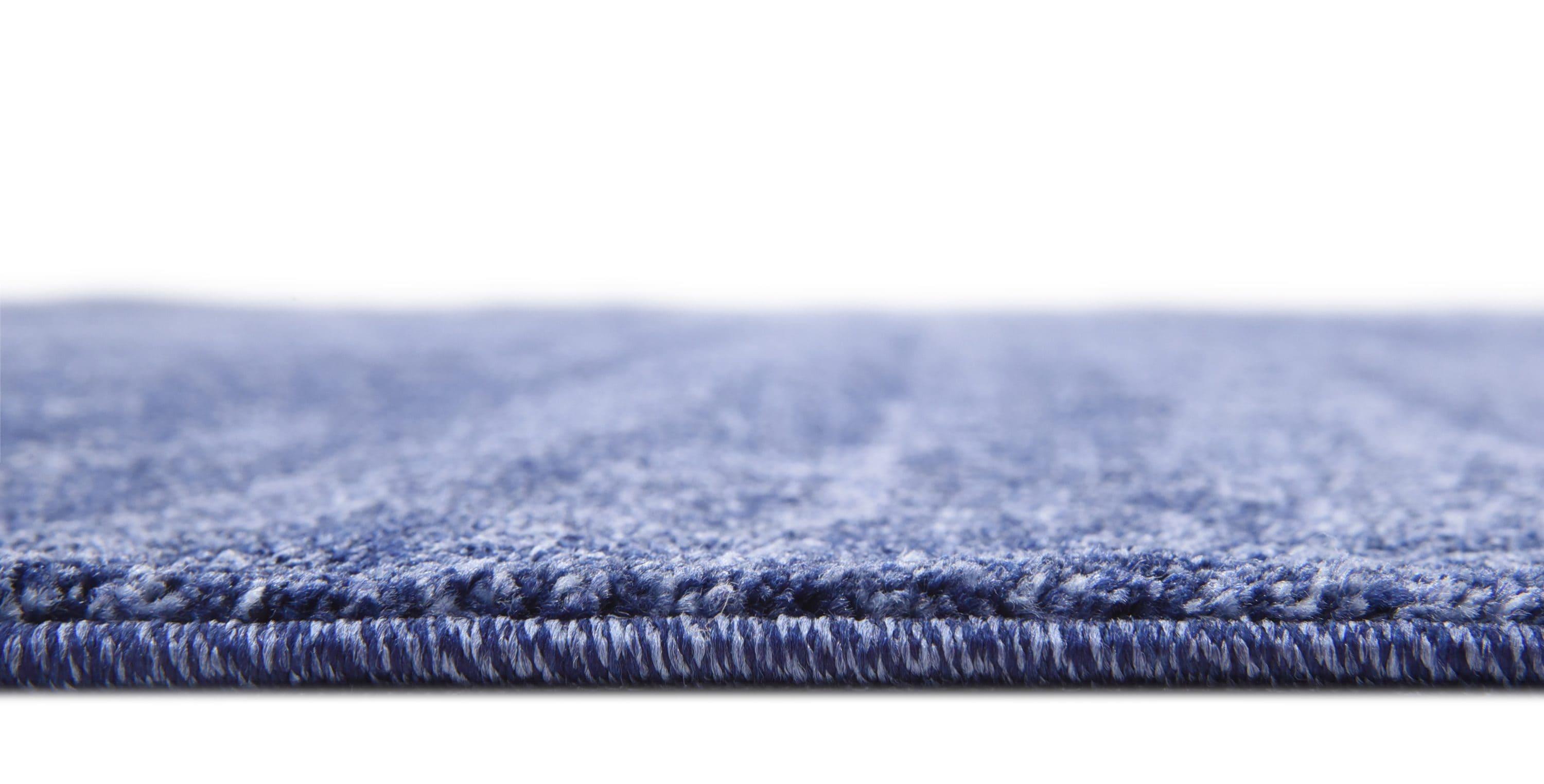 Unique Loom Del Mar Collection Area Rug - Lucille (7' 10" Square, Navy Blue/ Ivory)
