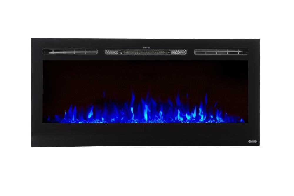 The Sideline Electric Fireplace for Recessed or Wall Mount Installation