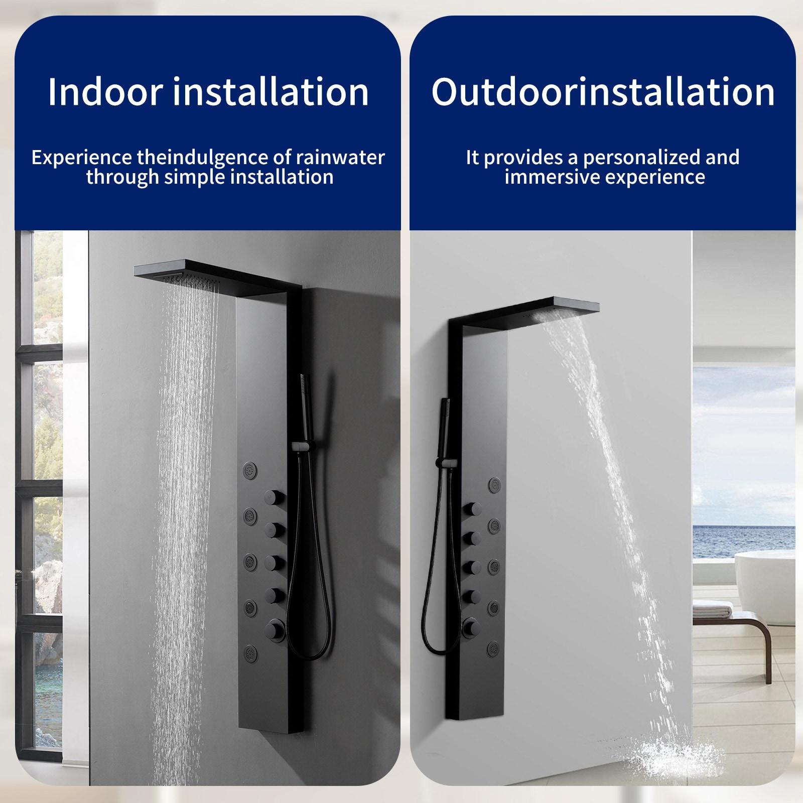 57.99'' Shower Panel with Fixed Shower Head