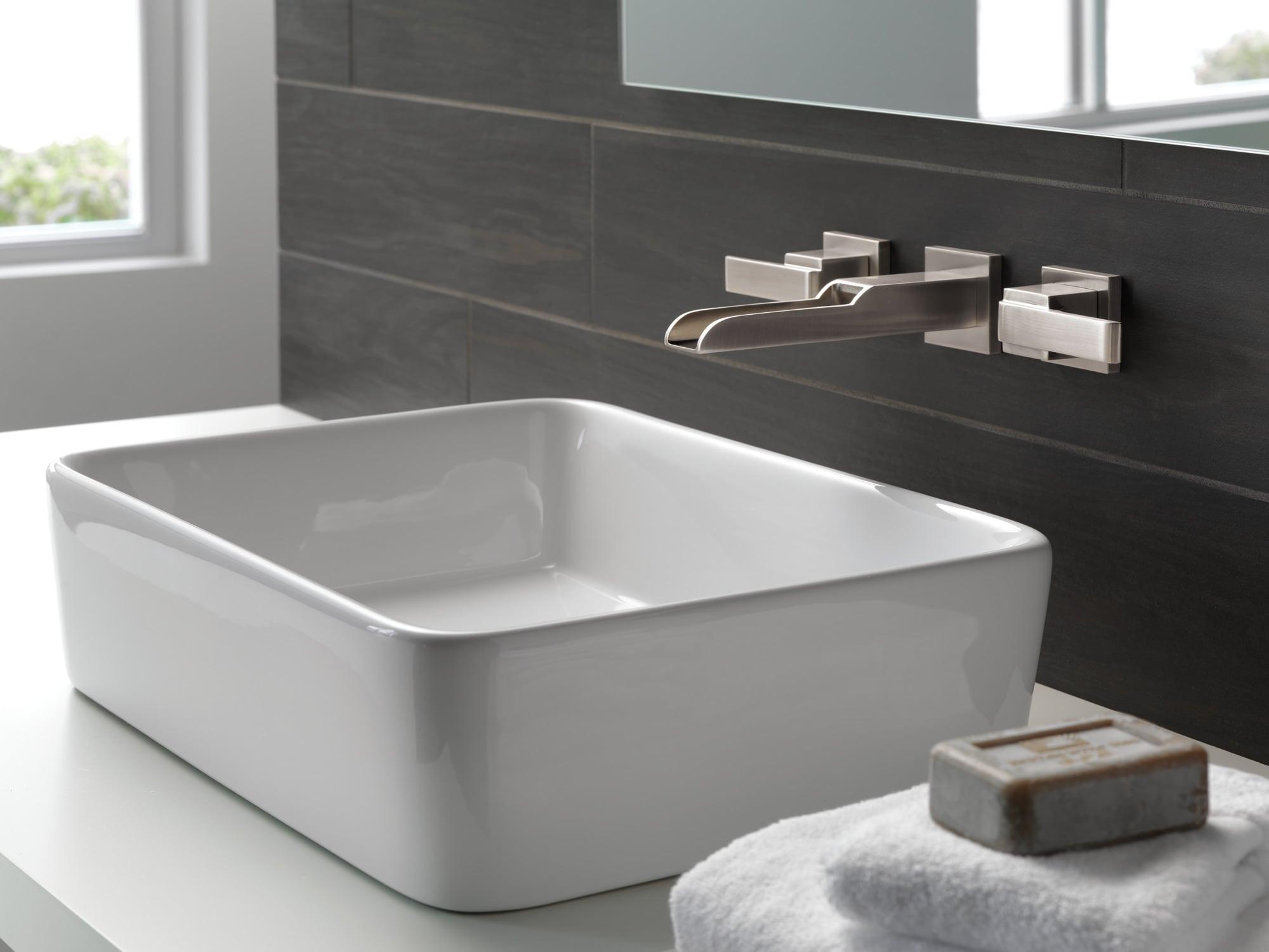 Delta Ara Wall Mounted Bathroom Faucet T3568LF-SSWL