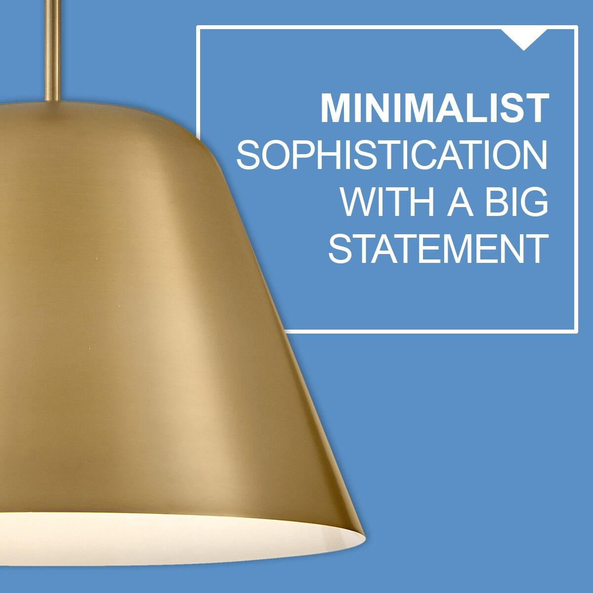 Lark Madi 1 - Light Pendant in  Lacquered Brass