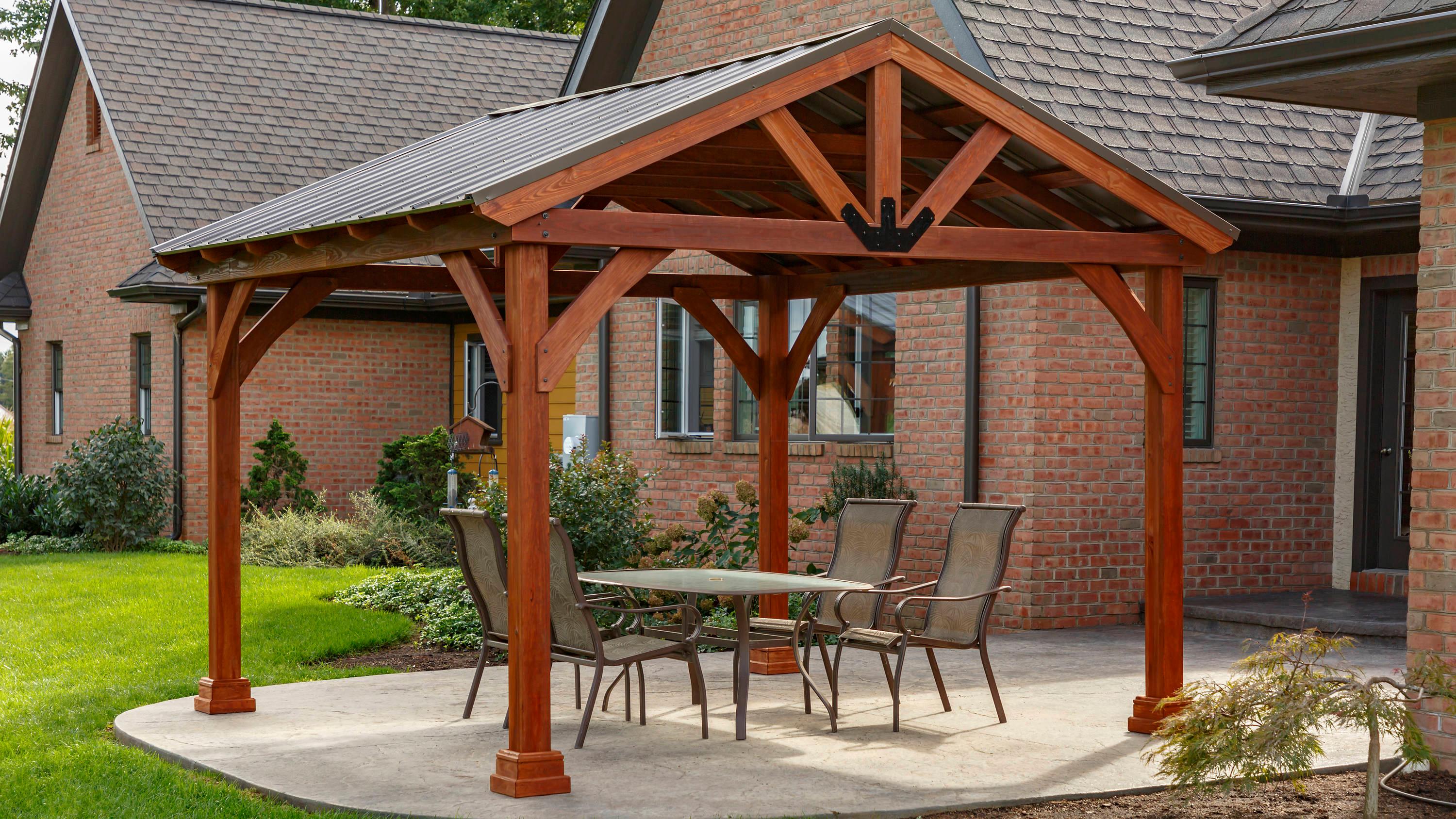 Westmont 12 Ft. W x 12 Ft. Wood Pavilion