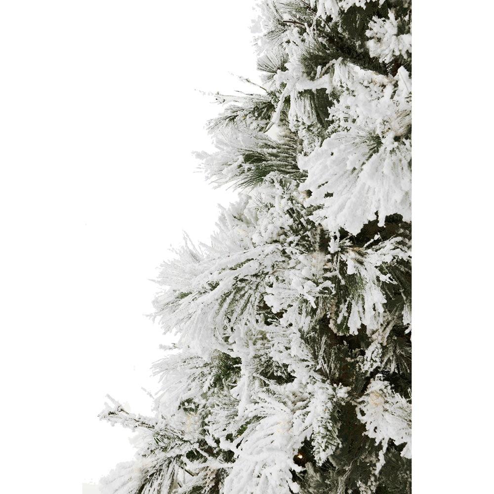 Fraser Hill Farm Fraser Hill Farm Flocked Snowy Pine Artificial Christmas Tree