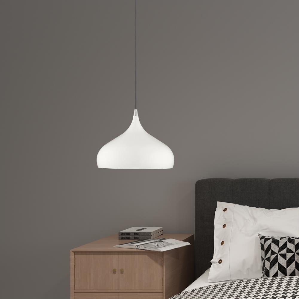 Livex Lighting Amador 1 - Light Pendant in  Shiny White