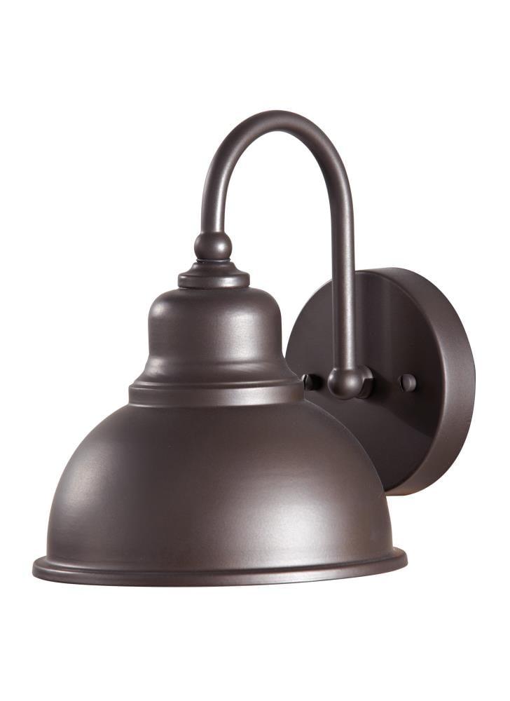 Oil Rubbed Bronze Outdoor Wall Sconce with Dome Shade