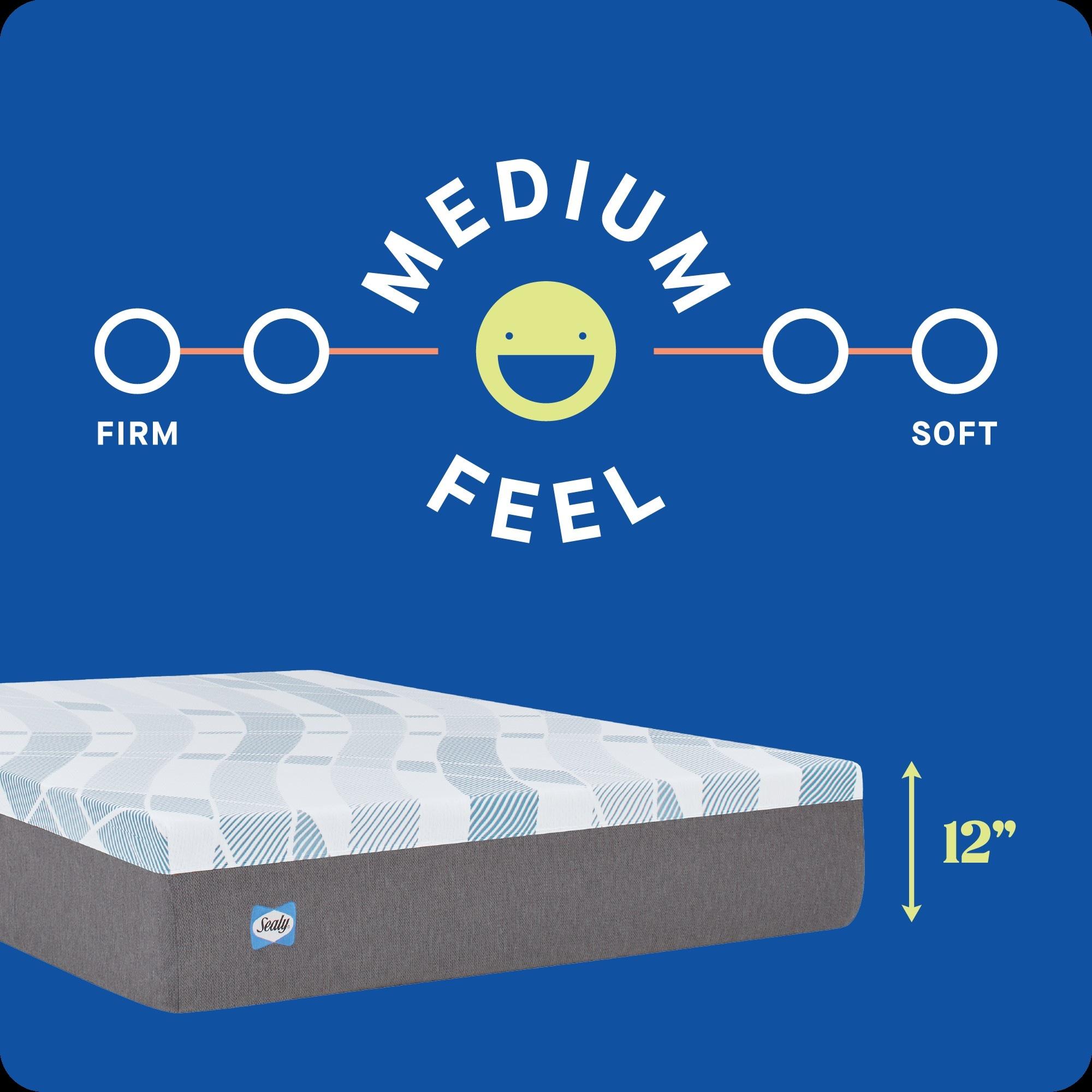 Sealy Dreamlife 12” Medium Hybrid Mattress-in-a-Box