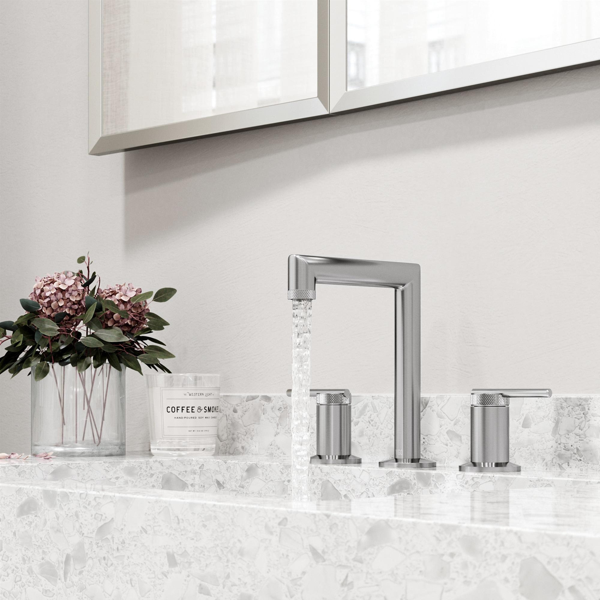Sterling 7" H Two Handle Widespread Bathroom Faucet