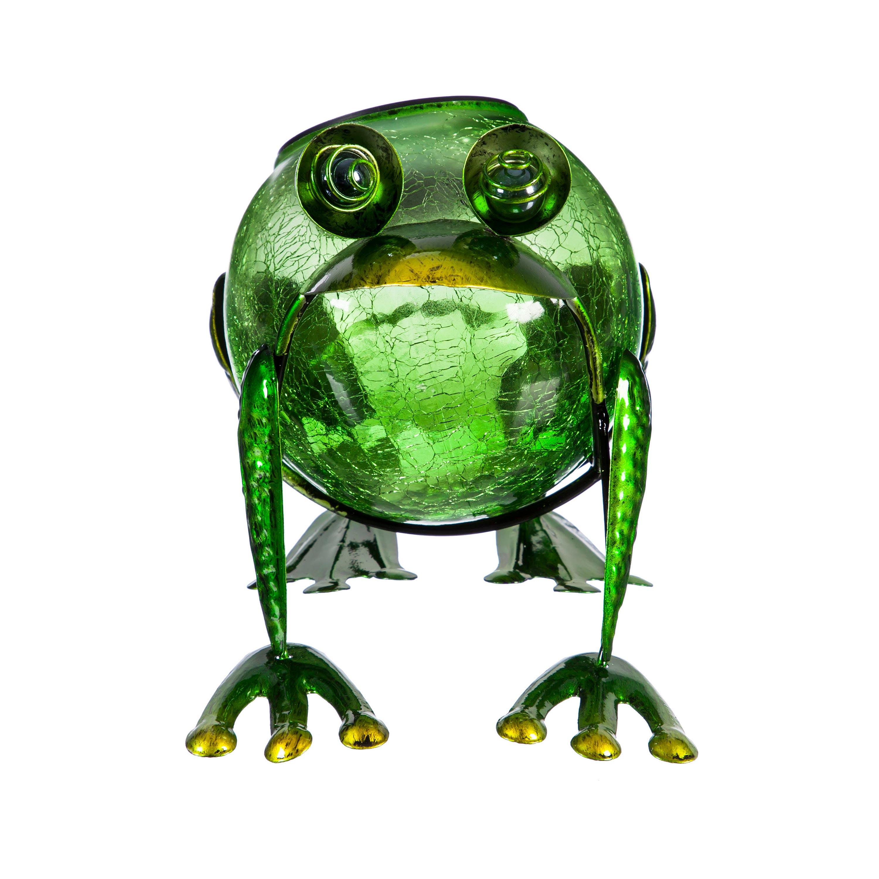 Evergreen Solar Frog Statuary