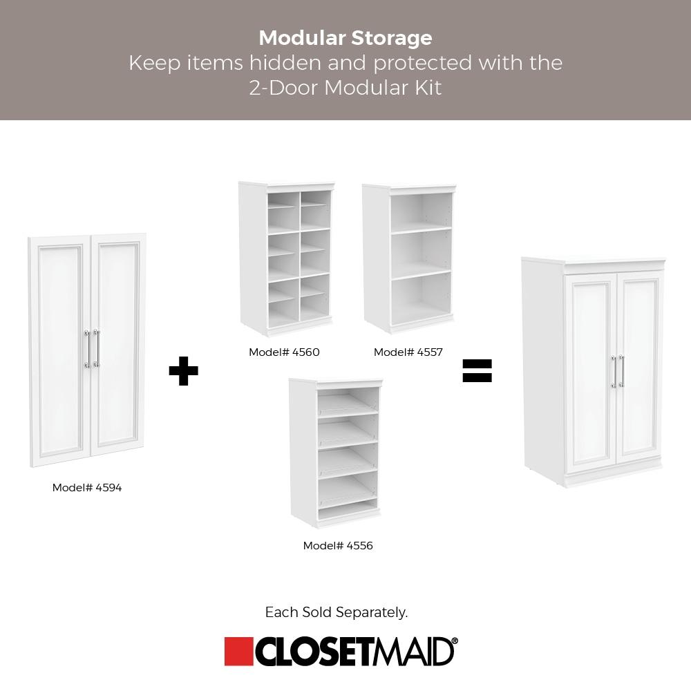 Modular Storage 36.02" W Shelf & Closet Rod