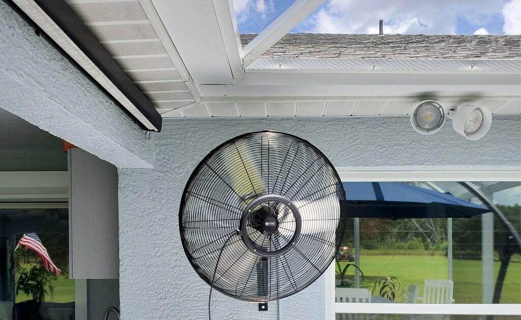 Oscillating Wall Mounted Fan