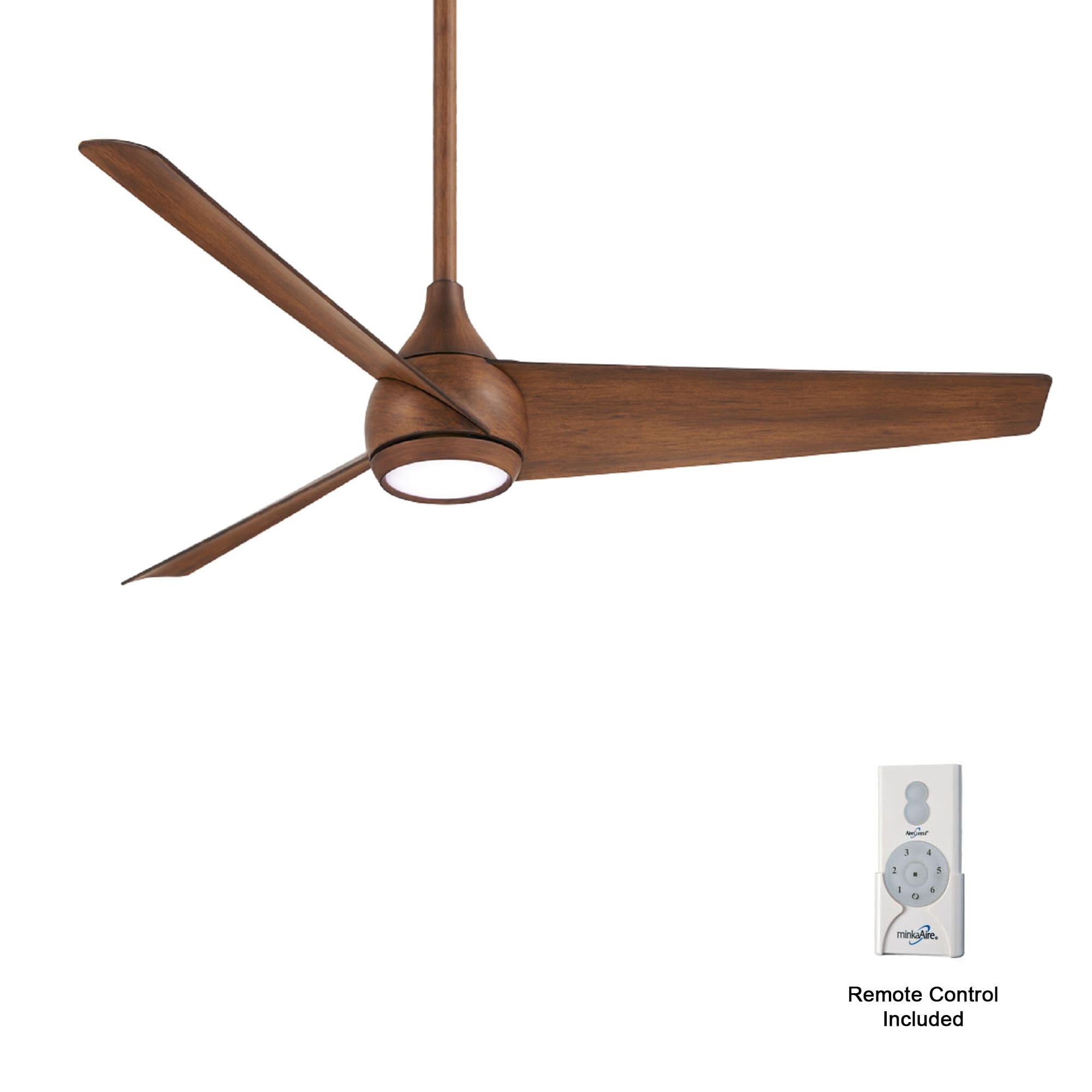 Minka Aire 52'' 3 - Blade LED Smart Standard Ceiling Fan with Remote Control and Light Kit Included