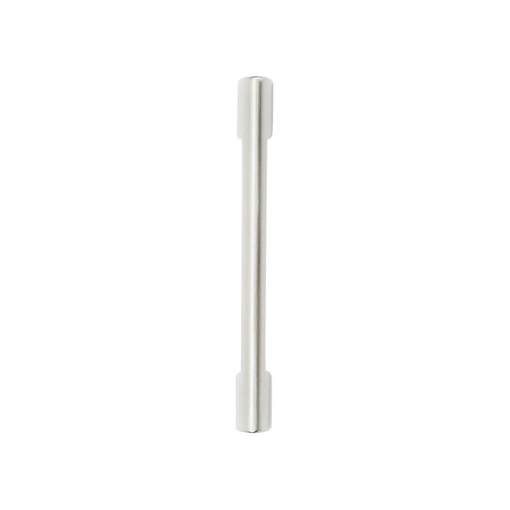 Amerock Riva 3-3/4 inch (96mm) Center-to-Center Satin Nickel Cabinet Pull