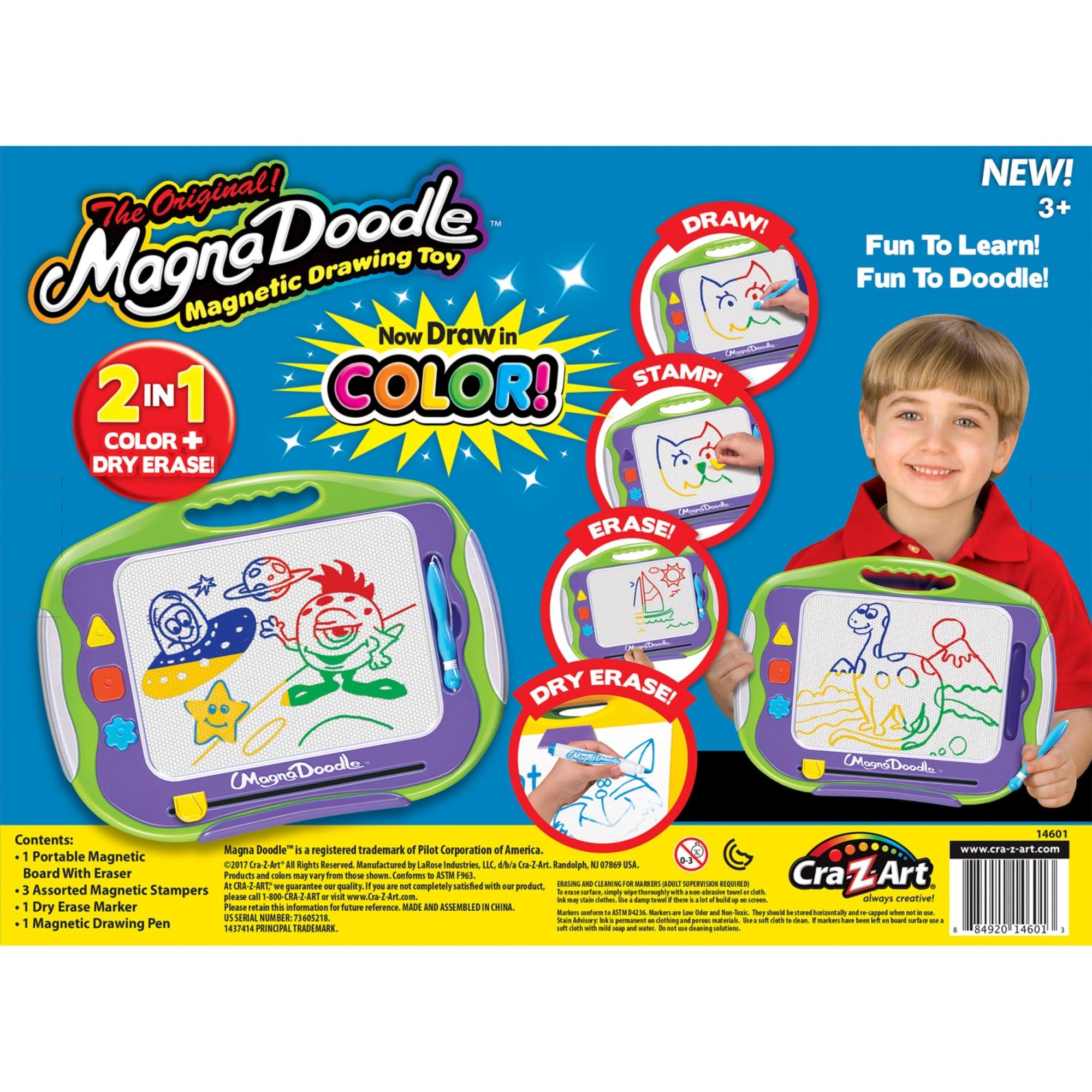 Cra-Z-Art Magna Doodle in Color - 50 Years of Creative Fun with Magnetic Drawing Board, Ages 3+