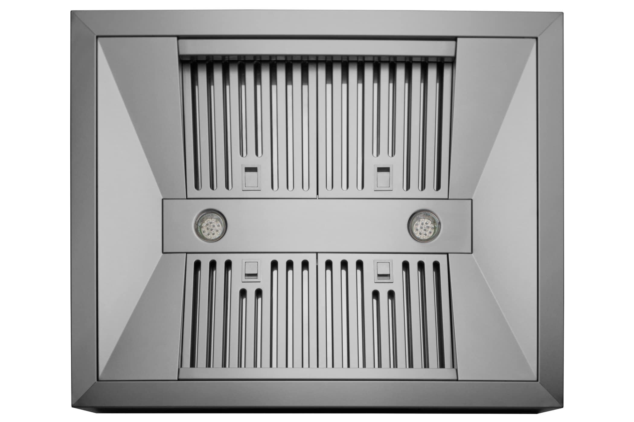 30" 1000 CFM Ducted Island Range Hood in Stainless Steel